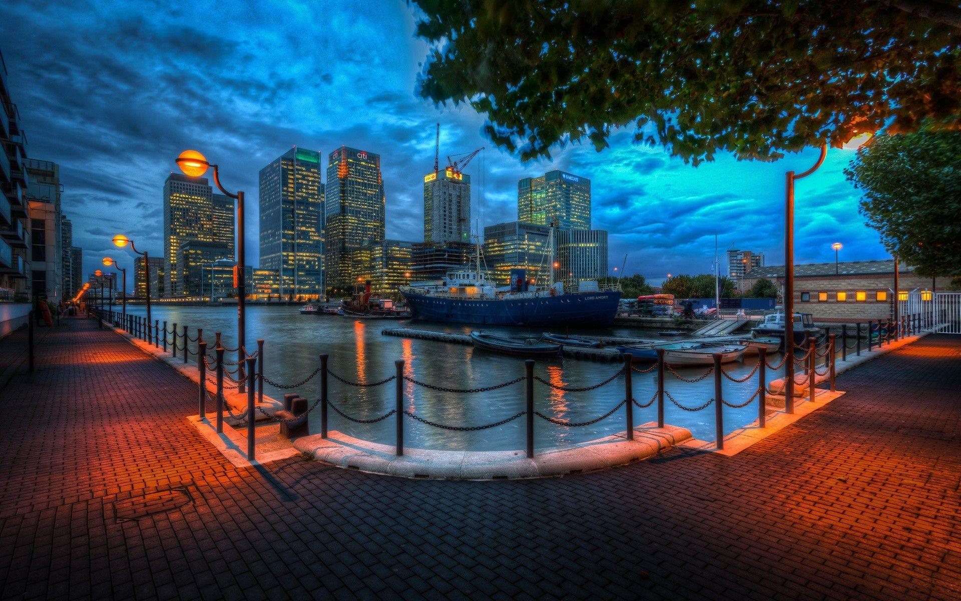 1920x1200 Free download Beautiful port city evening HD Desktop Wallpaper HD Desktop [1920x1200] for your Desktop, Mobile & Tablet. Explore Beautiful City Wallpaper. Beautiful Places Wallpaper, Beautiful Scenic Wallpaper, City