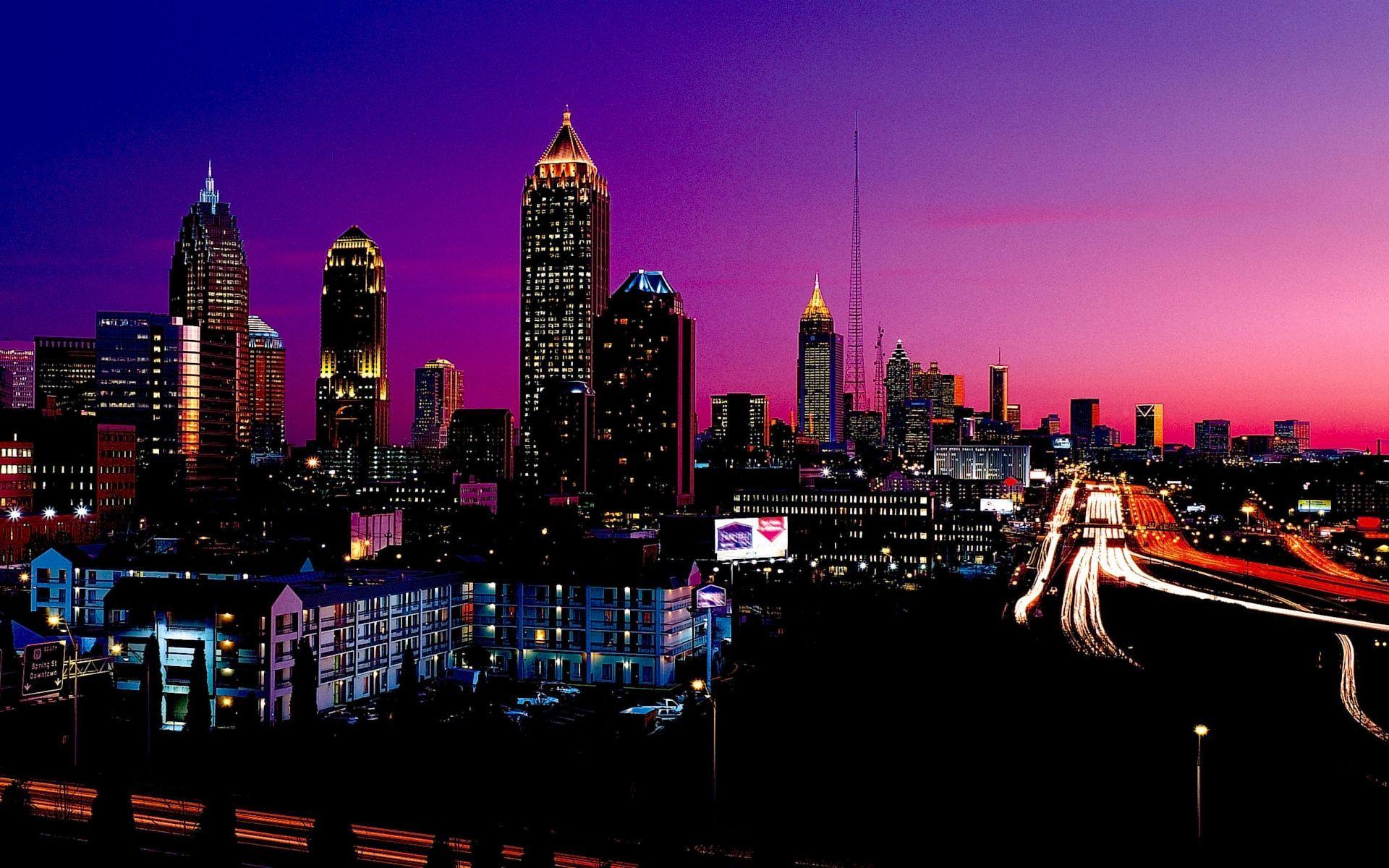 1920x1200 City Light Wallpaper