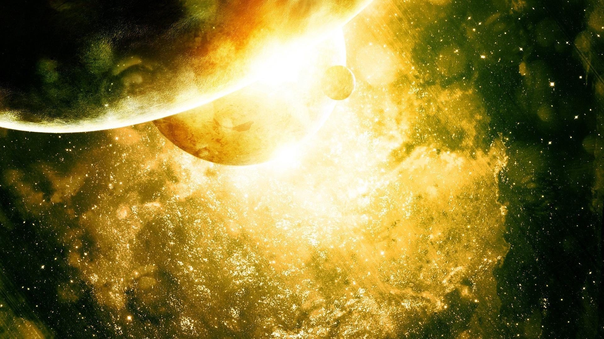 Yellow Space Wallpapers - Top Free Yellow Space Backgrounds