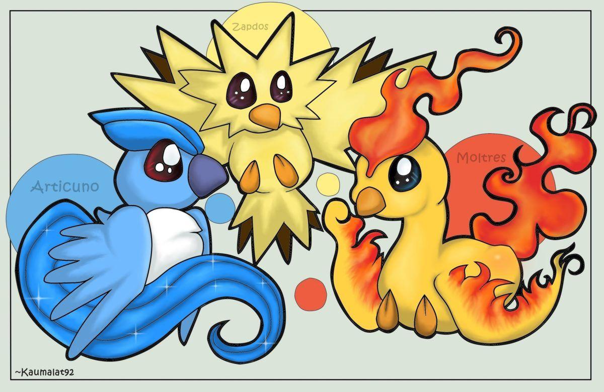 1200x780 bird type pokemon image Legendary birds HD wallpaper