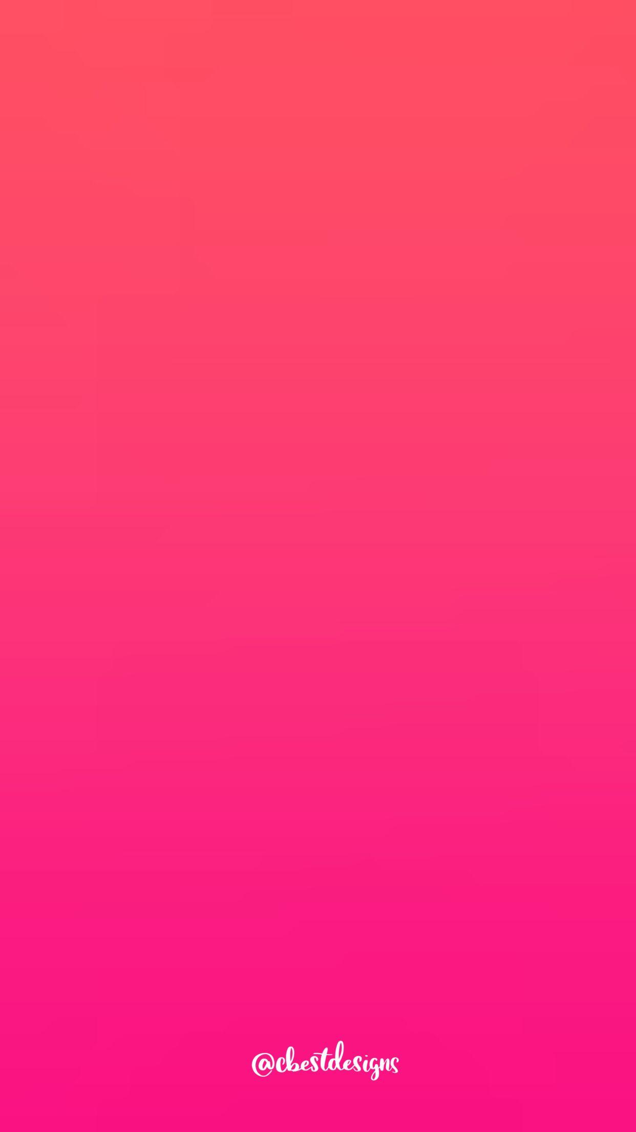 1242x2208 Free iPhone Mobile Wallpaper Pink Orange Gradient