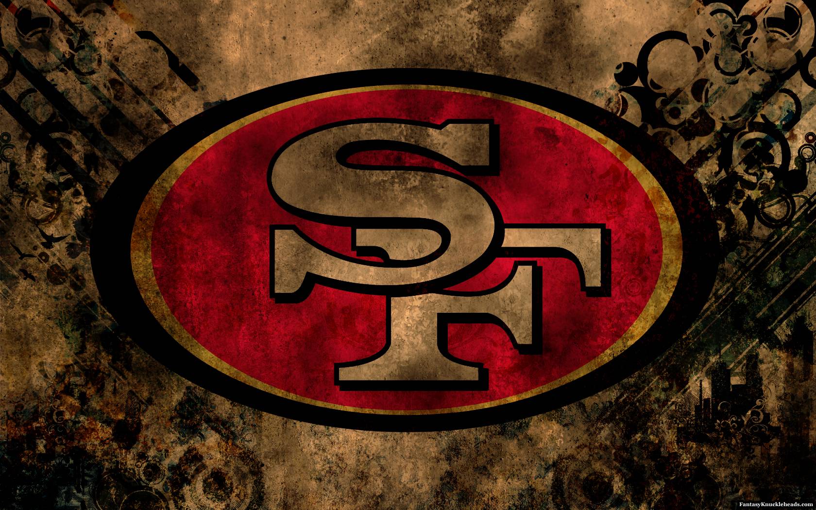 1680x1050 Free download 49ers Logo Wallpaper [1680x1050] for your Desktop