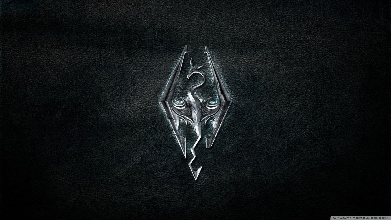 1600x900 Skyrim Logo Ultra HD Desktop Background Wallpaper for 4K UHD TV