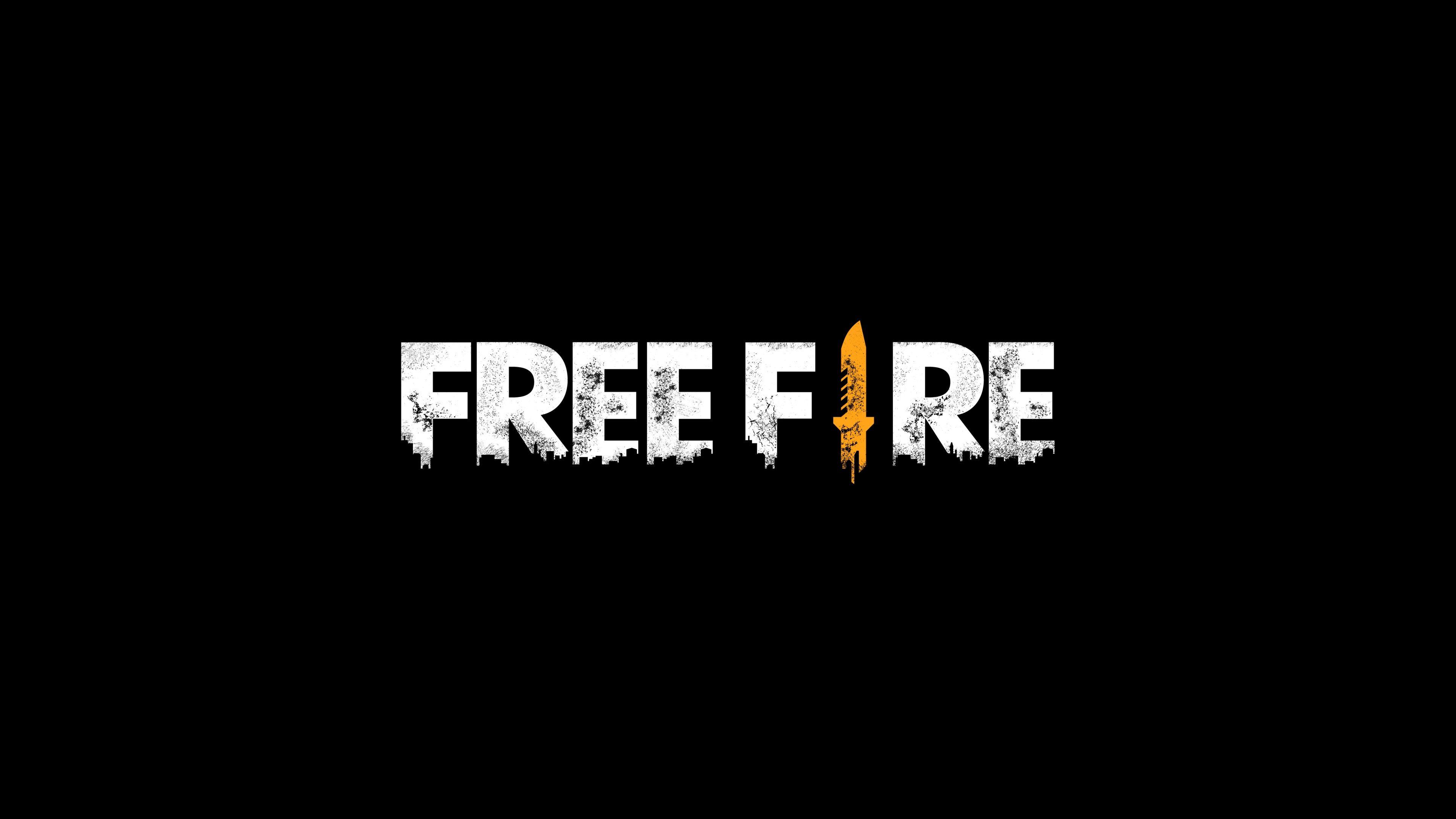 3840x2160 Free Fire Logo Wallpaper 5k Ultra HD