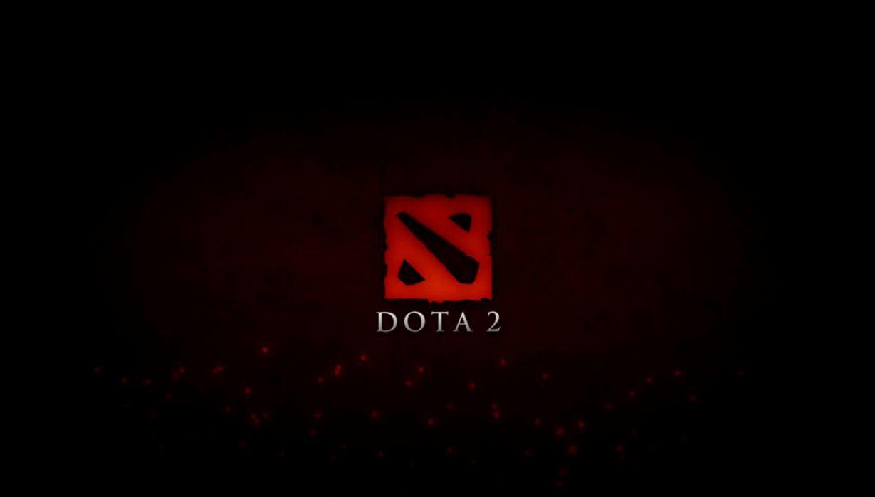 1229x698 Dota 2 Logo Fire HD Wallpaper