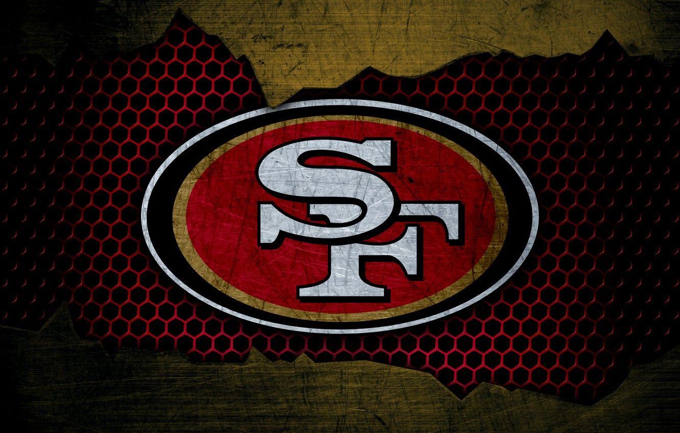 Download Red Logo Of San Francisco 49ers Wallpaper