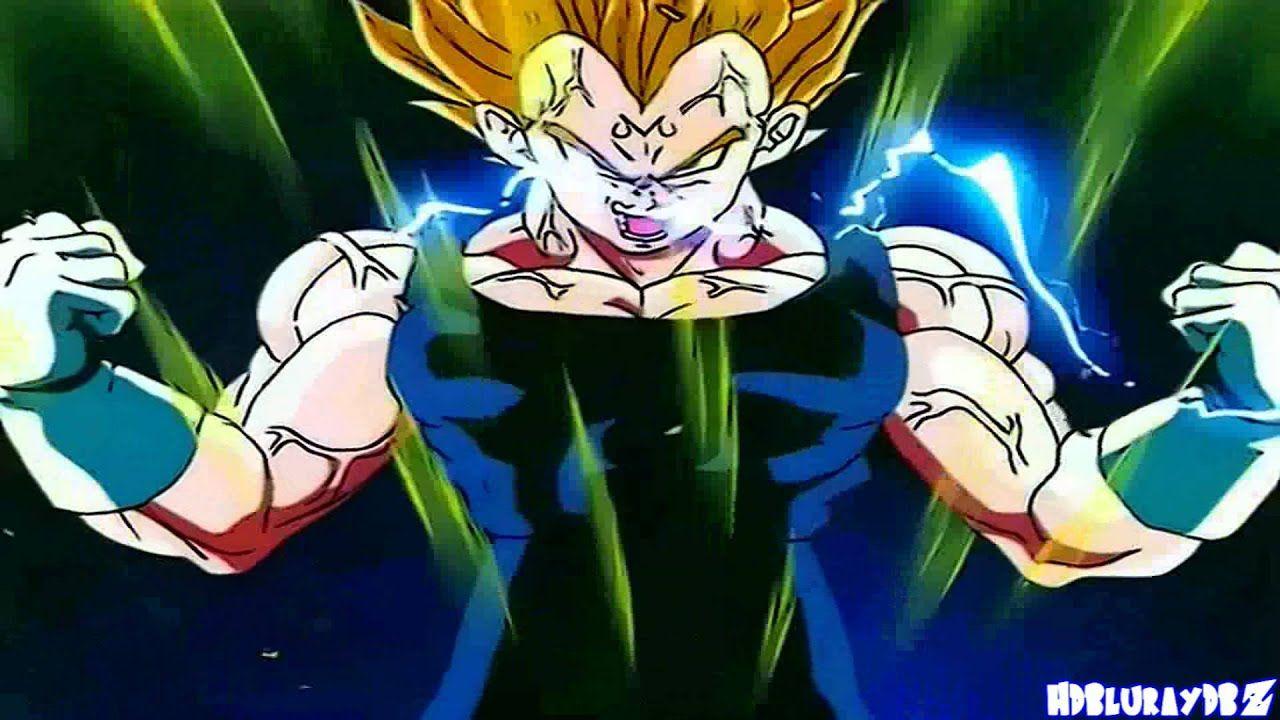 1280x720 Goku & Majin Vegeta Transform Into SSJ2 [1080p HD]