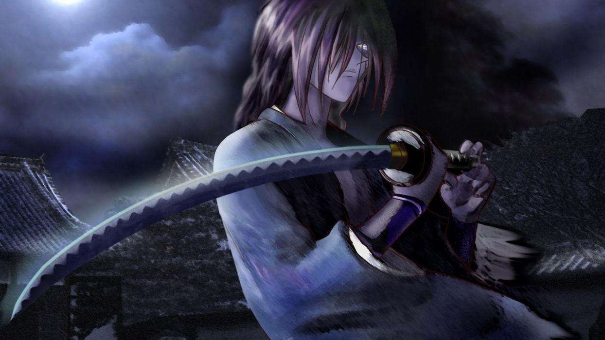 1244x700 Rurouni kenshin samurai anime katana wallpaperx1080
