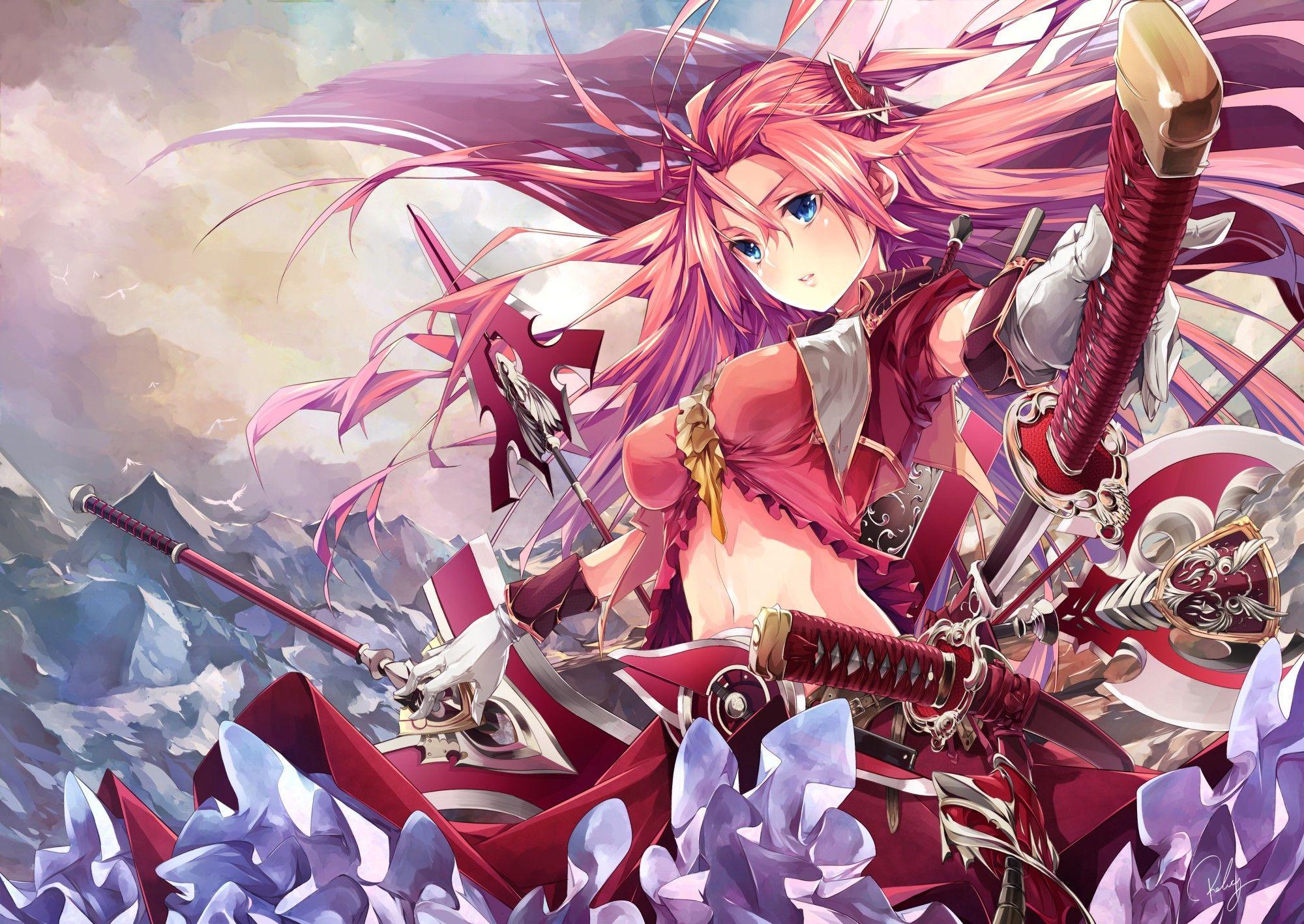 Anime Girl Swordsman Wallpapers - Top Free Anime Girl Swordsman ...