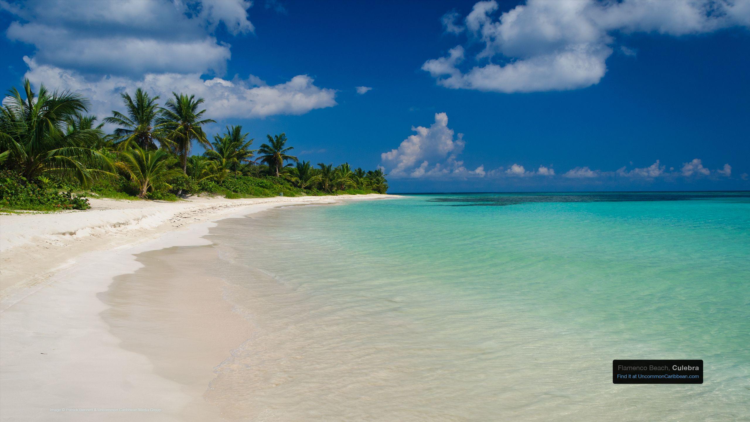 2560x1440 Caribbean Wallpaper Wednesday: Flamenco Beach, Culebra. Culebra
