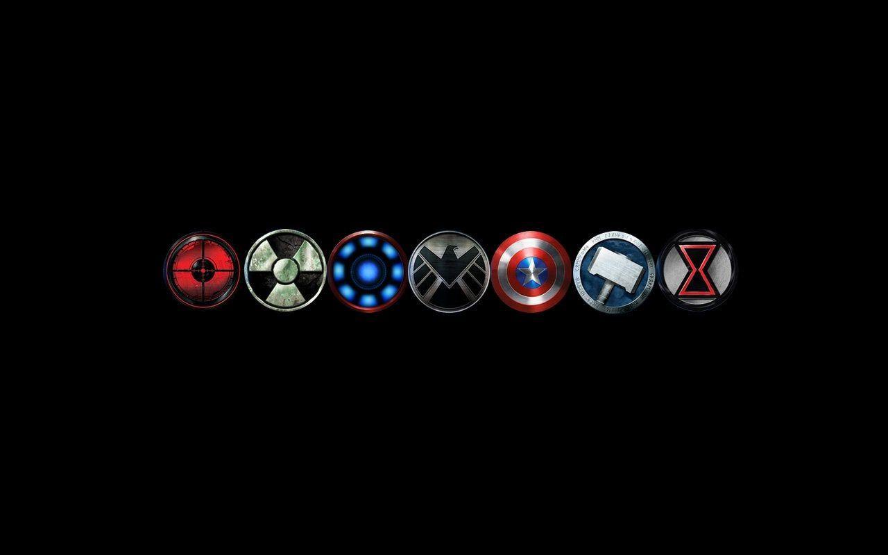 1280x800 FIXED arc reactor logo wallpaper: Avengers