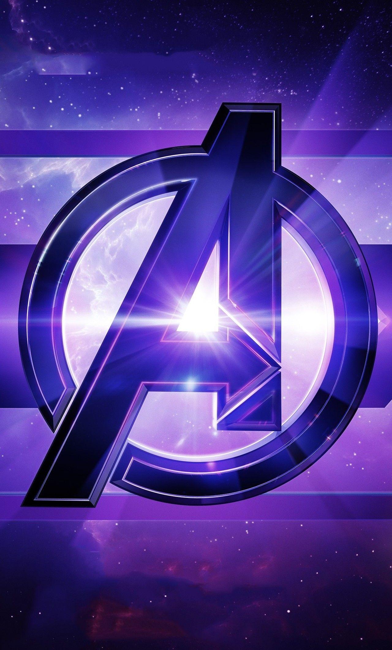 1280x2120 Avengers Endgame Logo Wallpaper