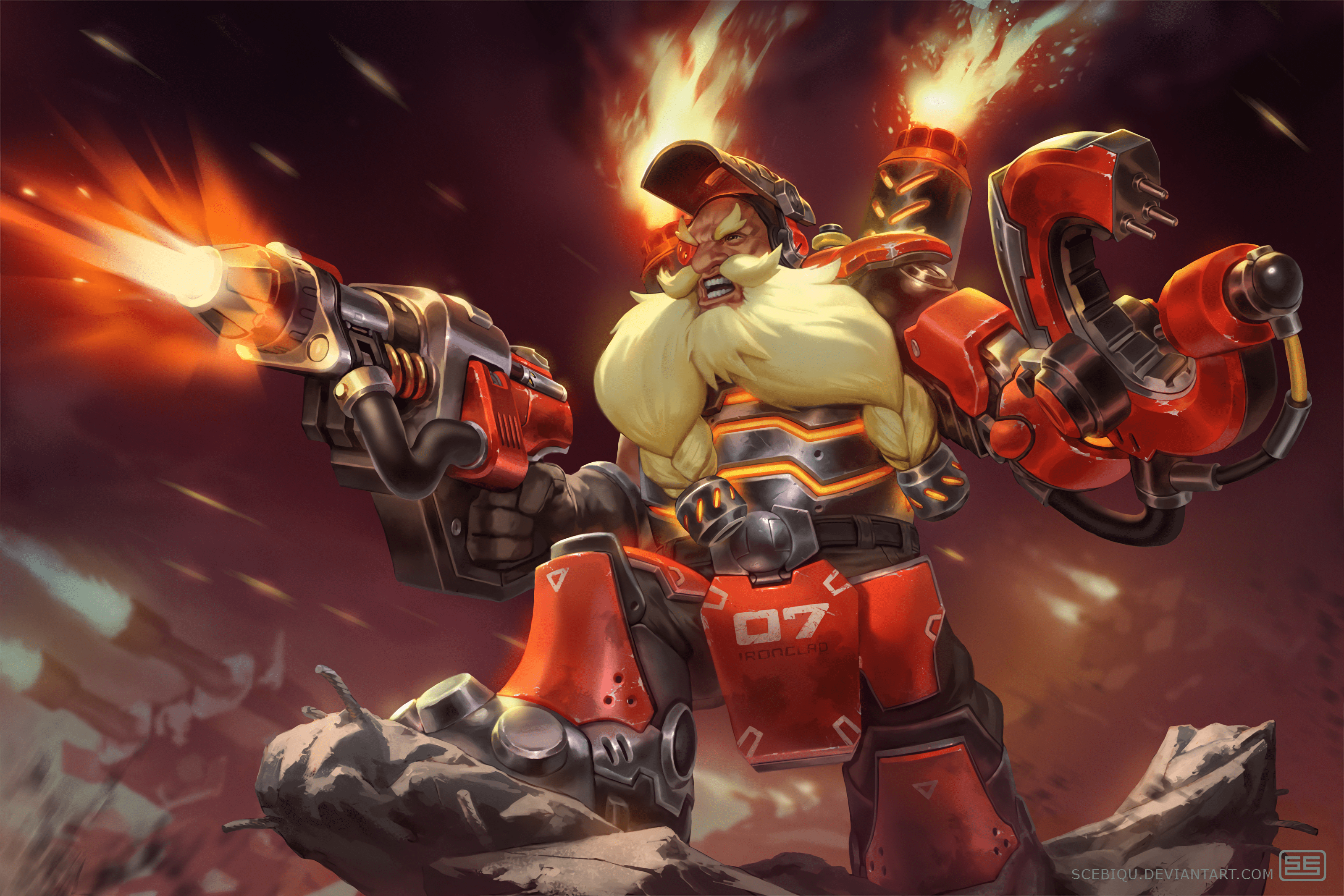 3200x2134 Torbjörn (Overwatch) HD Wallpaper and Background Image
