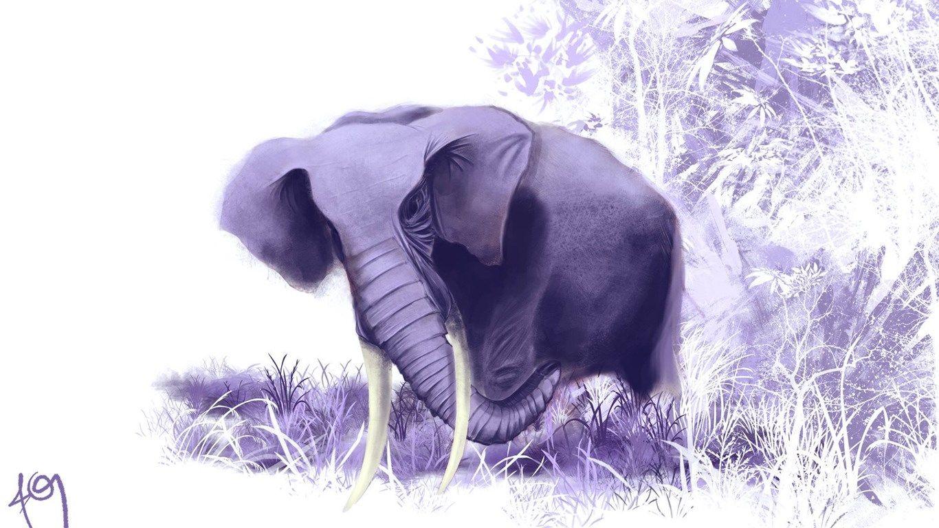 1366x768 Elephant Computer Wallpaper, Desktop Background Desktop Background