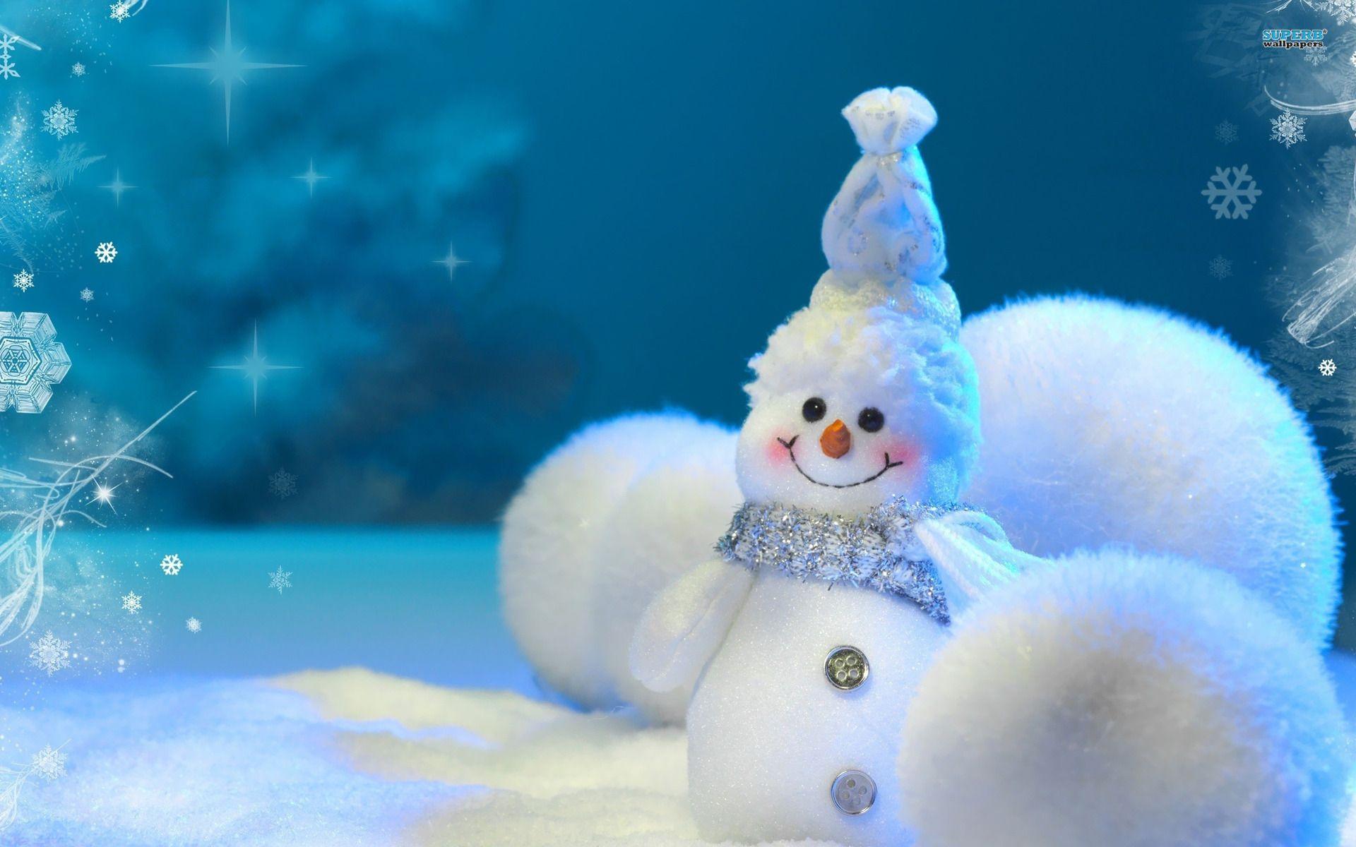 1920x1200 Snowman Wallpaper