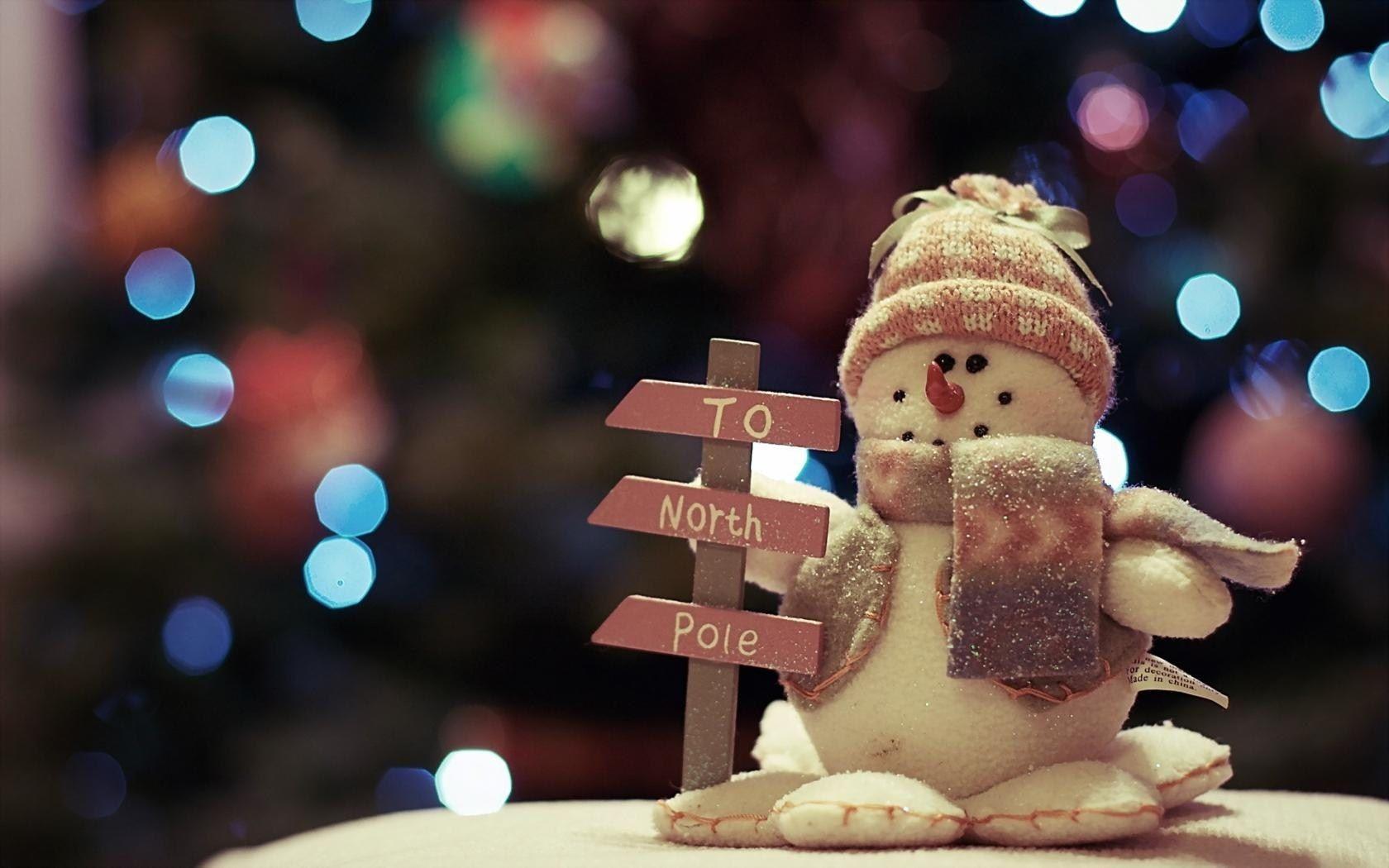 1680x1050 Snowmen Toys Christmas New Year wallpaperx1050