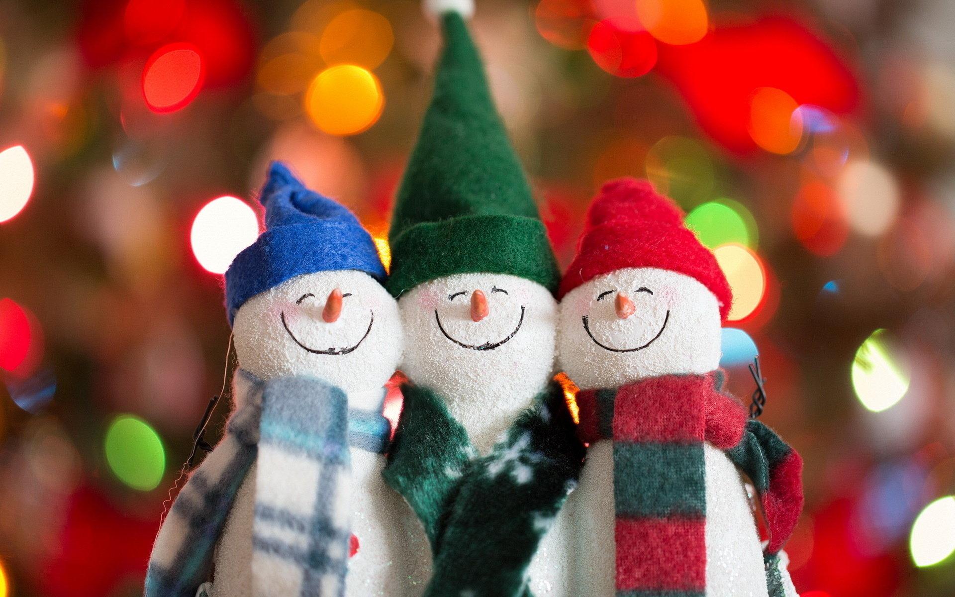1920x1200 Snowman wallpaper HD for desktop background