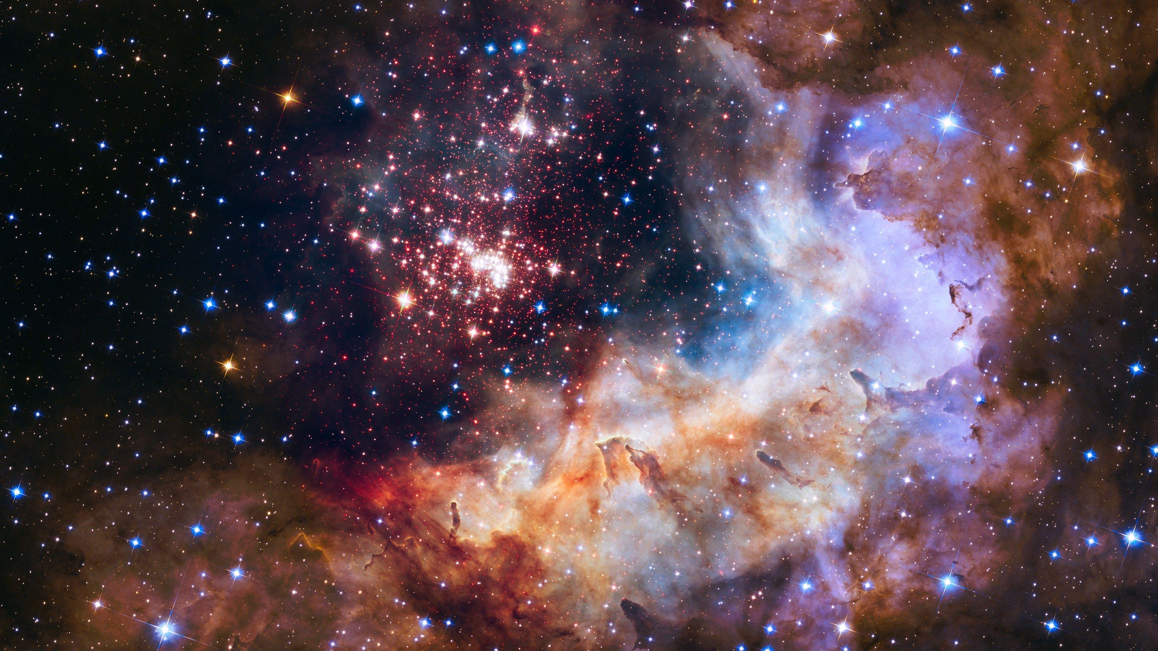 3840x2160 space, Stars, Nebula Wallpaper HD / Desktop and Mobile Background