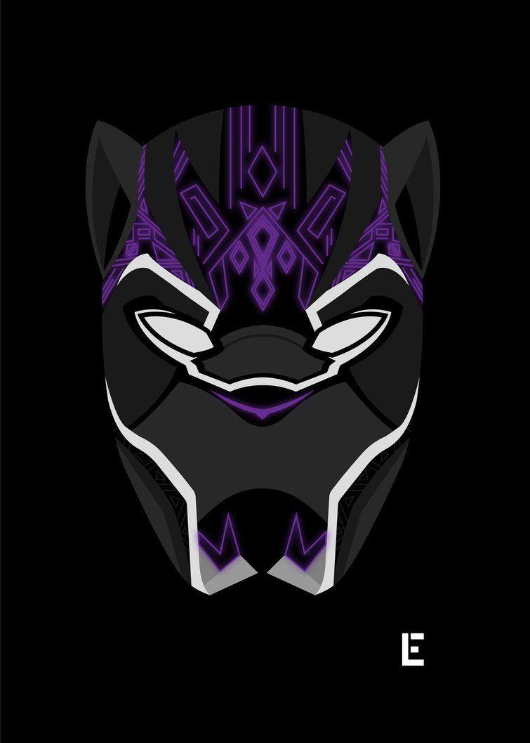 755x1057 Glowing Black Panther by thelivingethan. Black panther art, Black