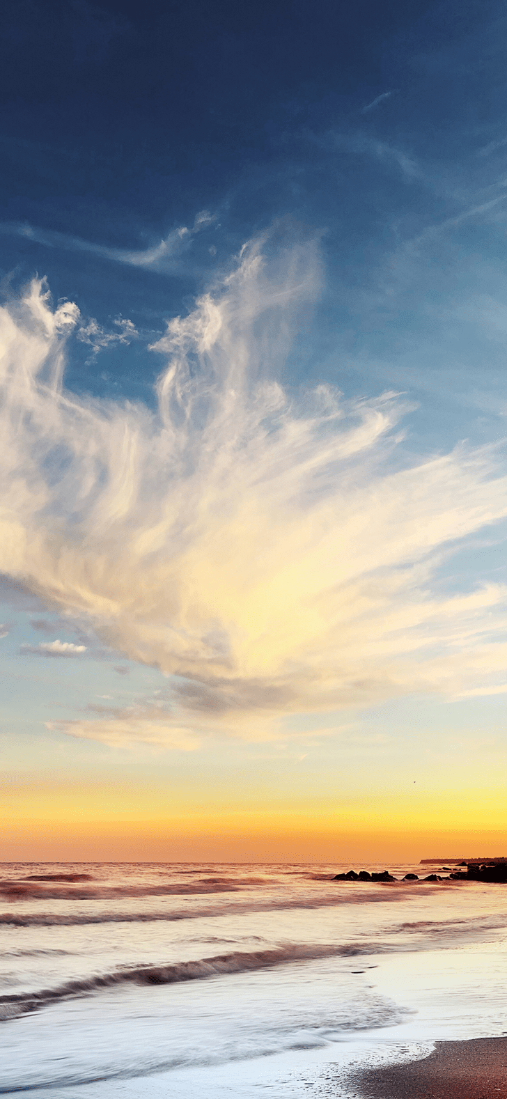 728x1578 A sunny day at the seashore. Ios wallpaper, Cellphone wallpaper