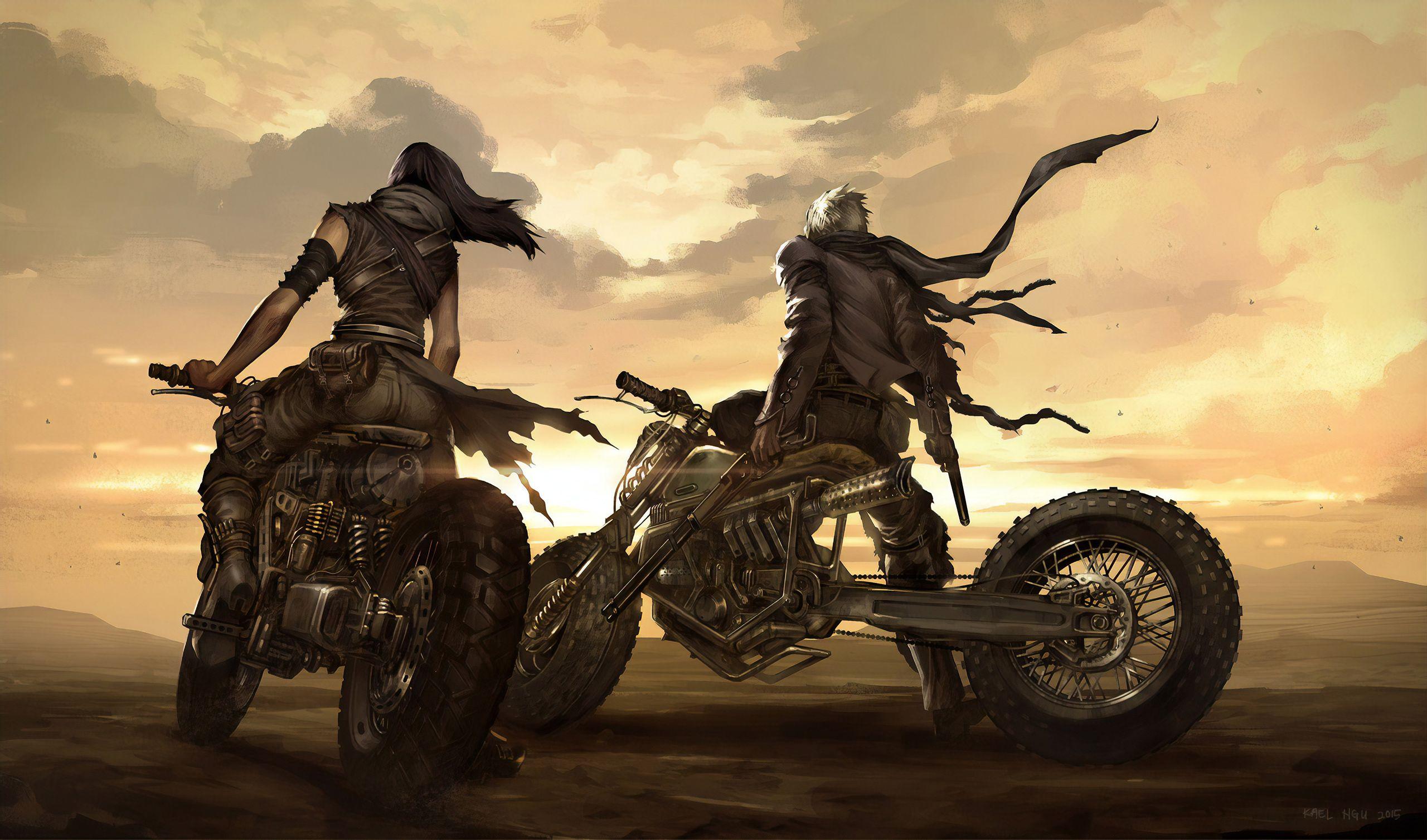 2560x1507 Mad Max Biker Art, HD Artist, 4k Wallpaper, Image, Background