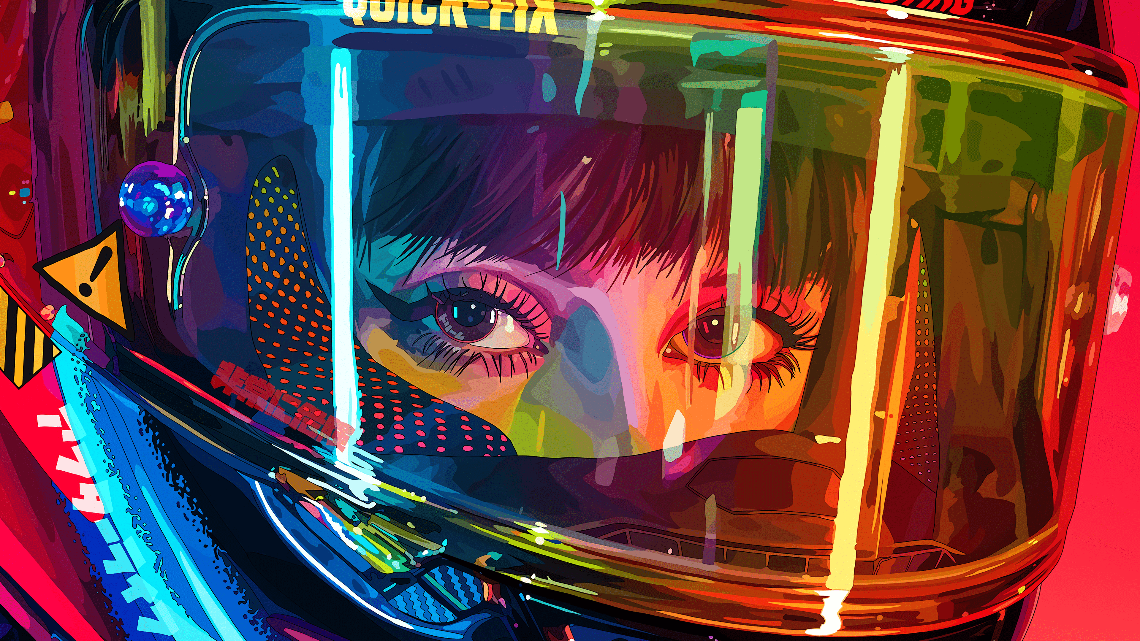 3840x2160 Biker Girl [3840x2160]