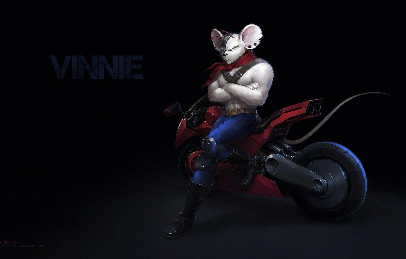 1332x850 Wallpaper Minimalism, Figure, Bike, Motorcycle, Art, Fiction