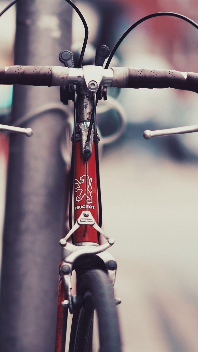 750x1334 Bike, Street, Hazy 750x1334 IPhone 8 7 6 6S Wallpaper, Background