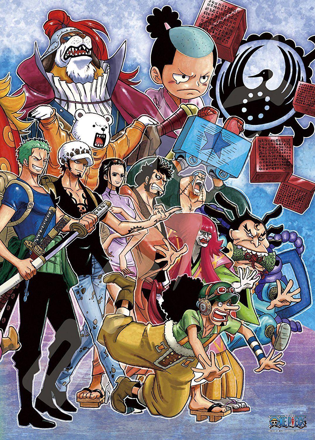 1075x1500 Hình nền One Piece Wano Kuni 4k