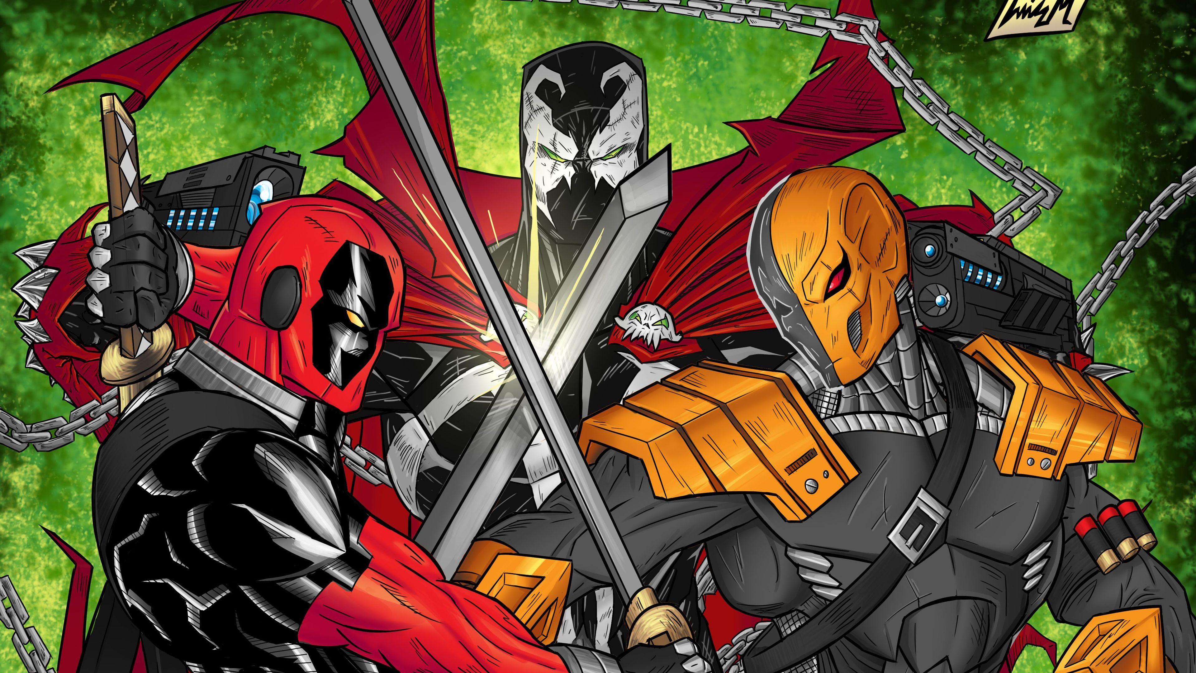 3840x2160 Wallpaper 4k Superhero Vs Supervillain 4k 4k Wallpaper, Artwork