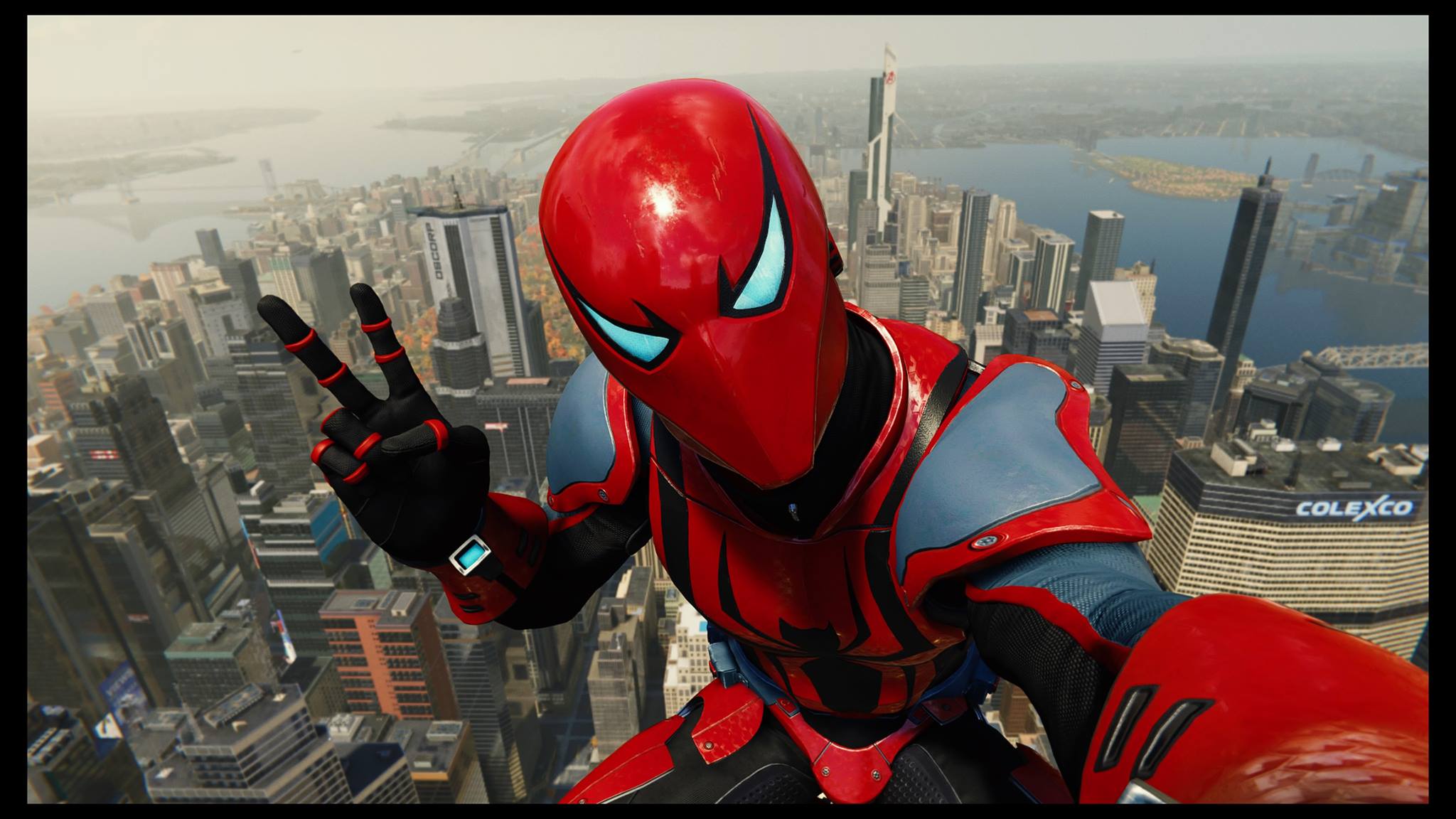 2048x1152 Loving This Suit. Gives Me Real Deathstroke Deadpool Vibes