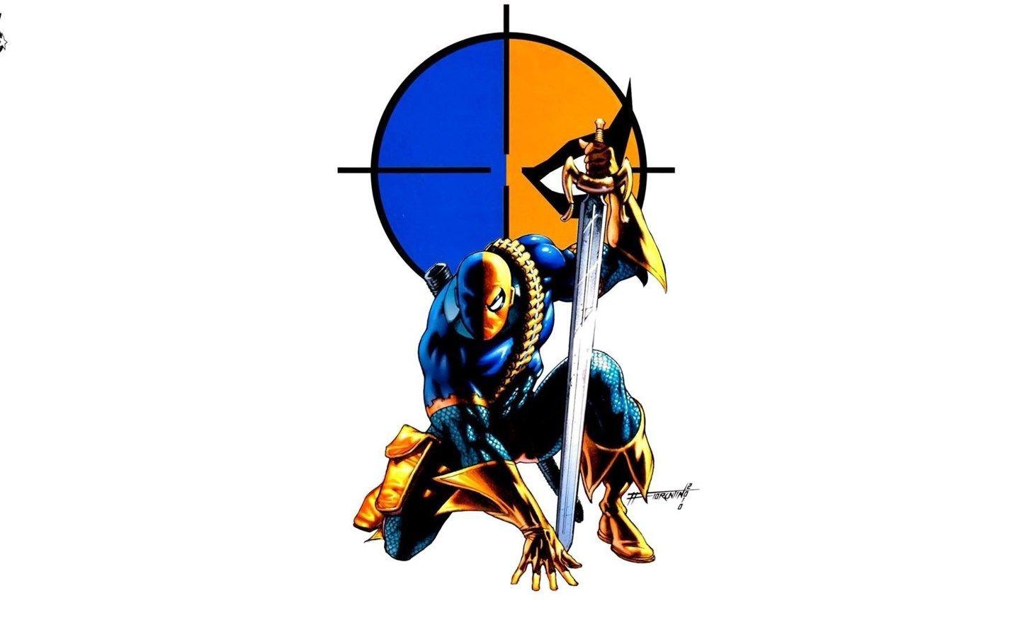 1440x900 Deadpool Vs. Deathstroke HD Wallpaper Desktop Background