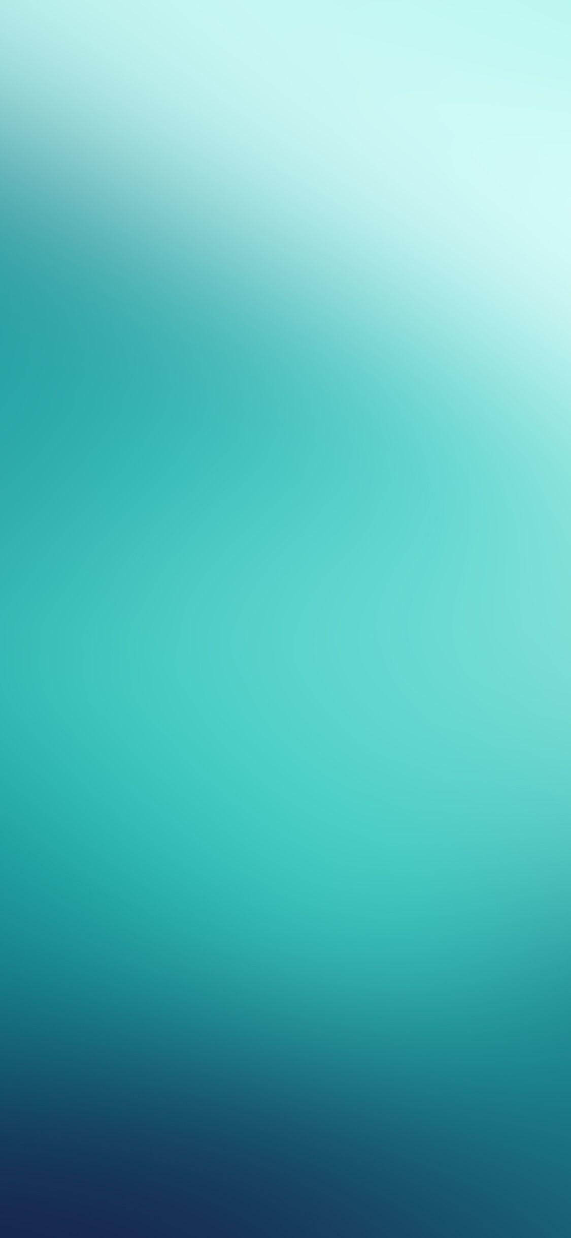 1125x2436 Blue Green Sea Soft Flat Gradation Blur