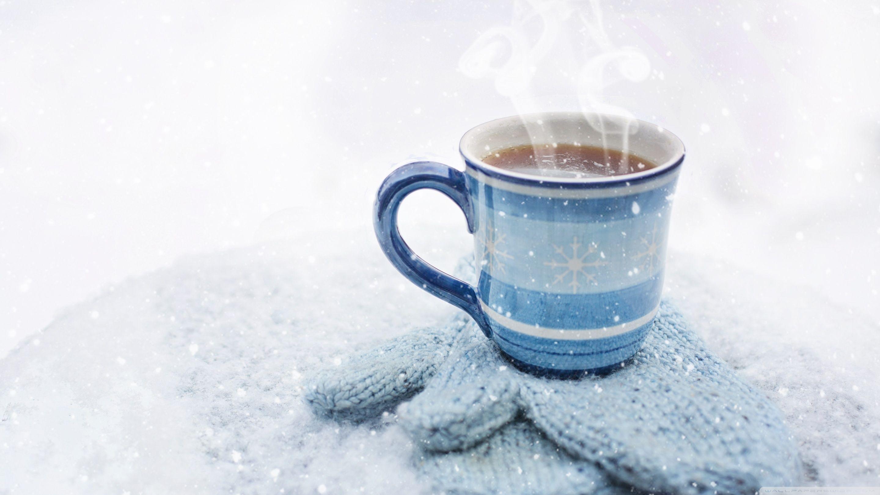2880x1620 Hot Coffee, Winter Ultra HD Desktop Background Wallpaper for 4K