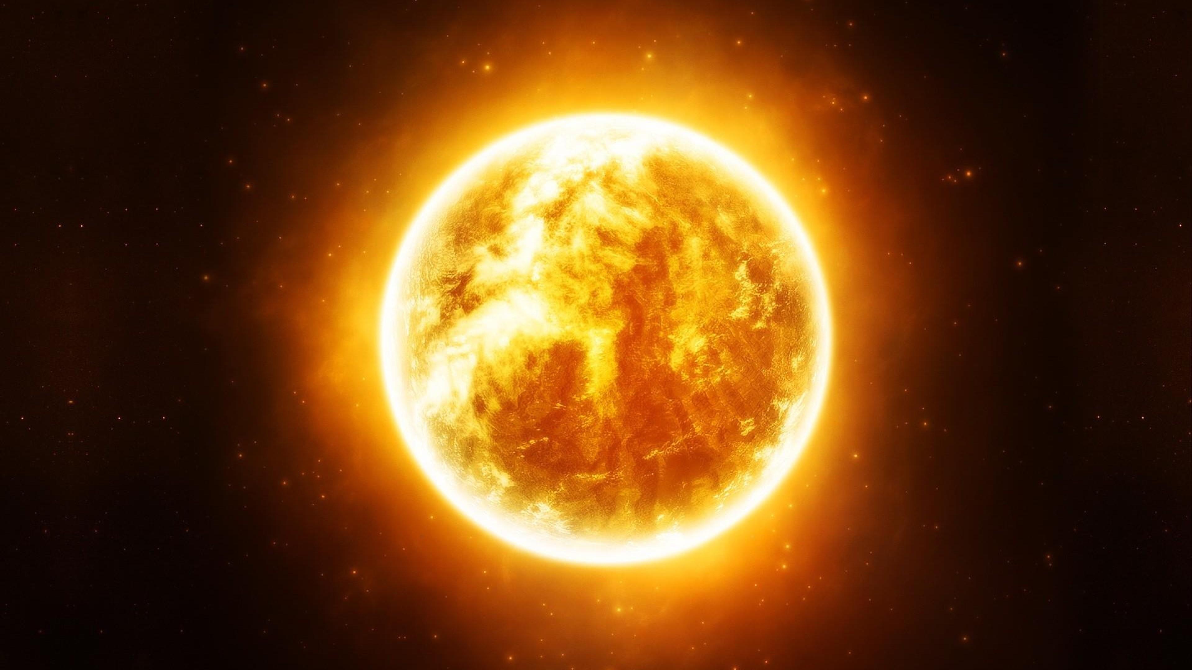 3840x2160 Sun Wallpaper