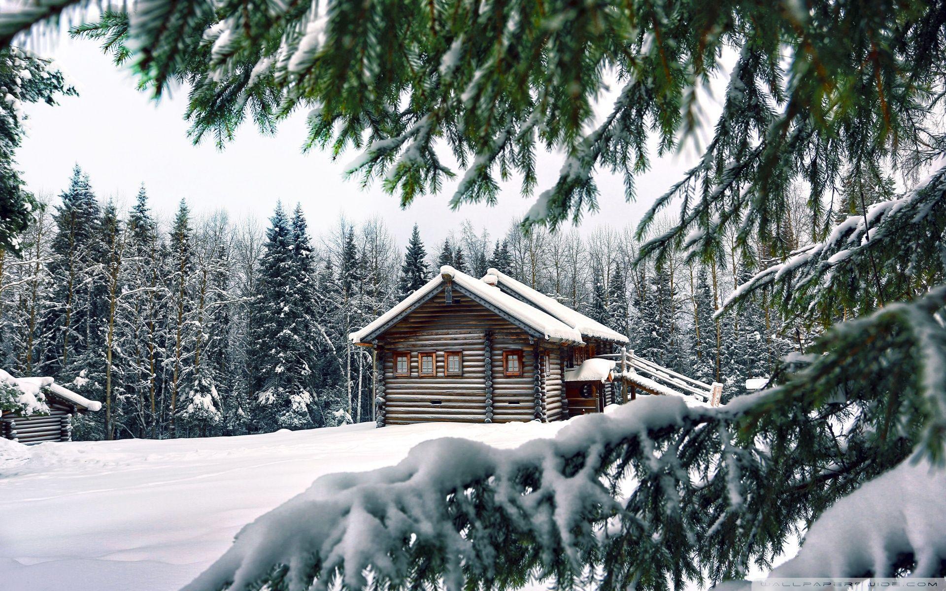 1920x1200 Mountain Retreat Winter. Winter house, Winter cabin, Cabins