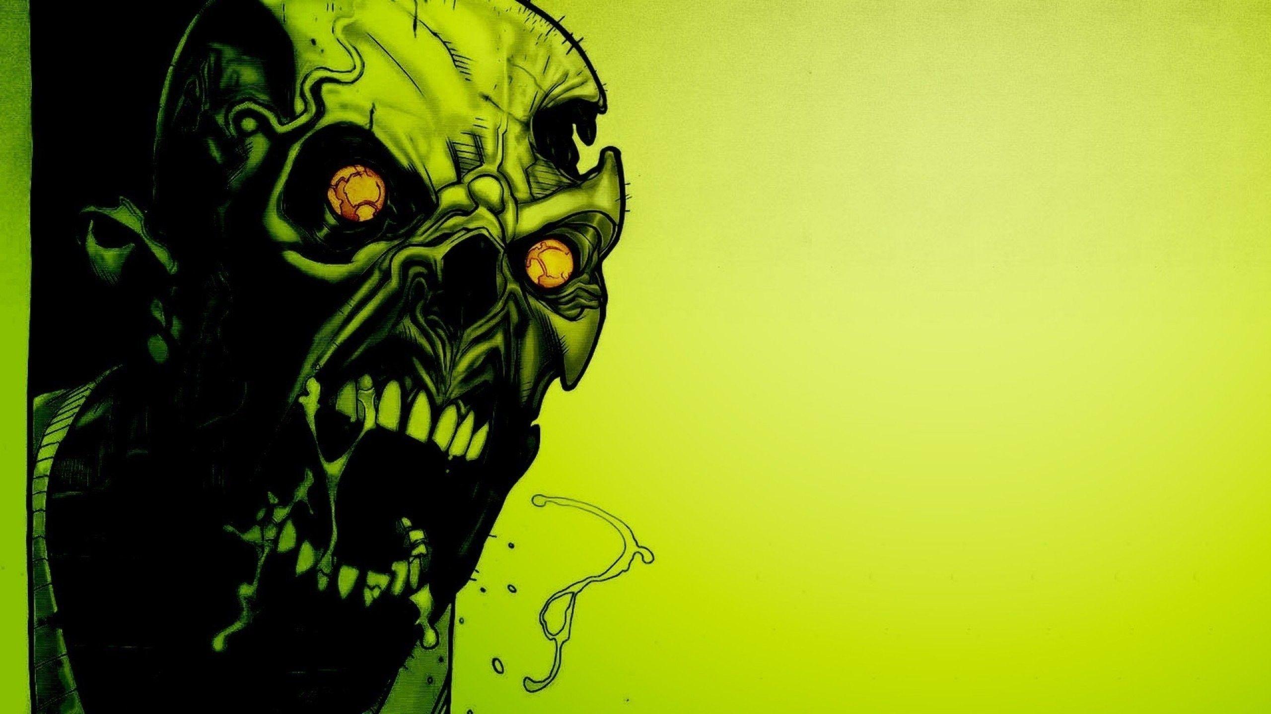 2560x1440 Zombie Art Wallpaper