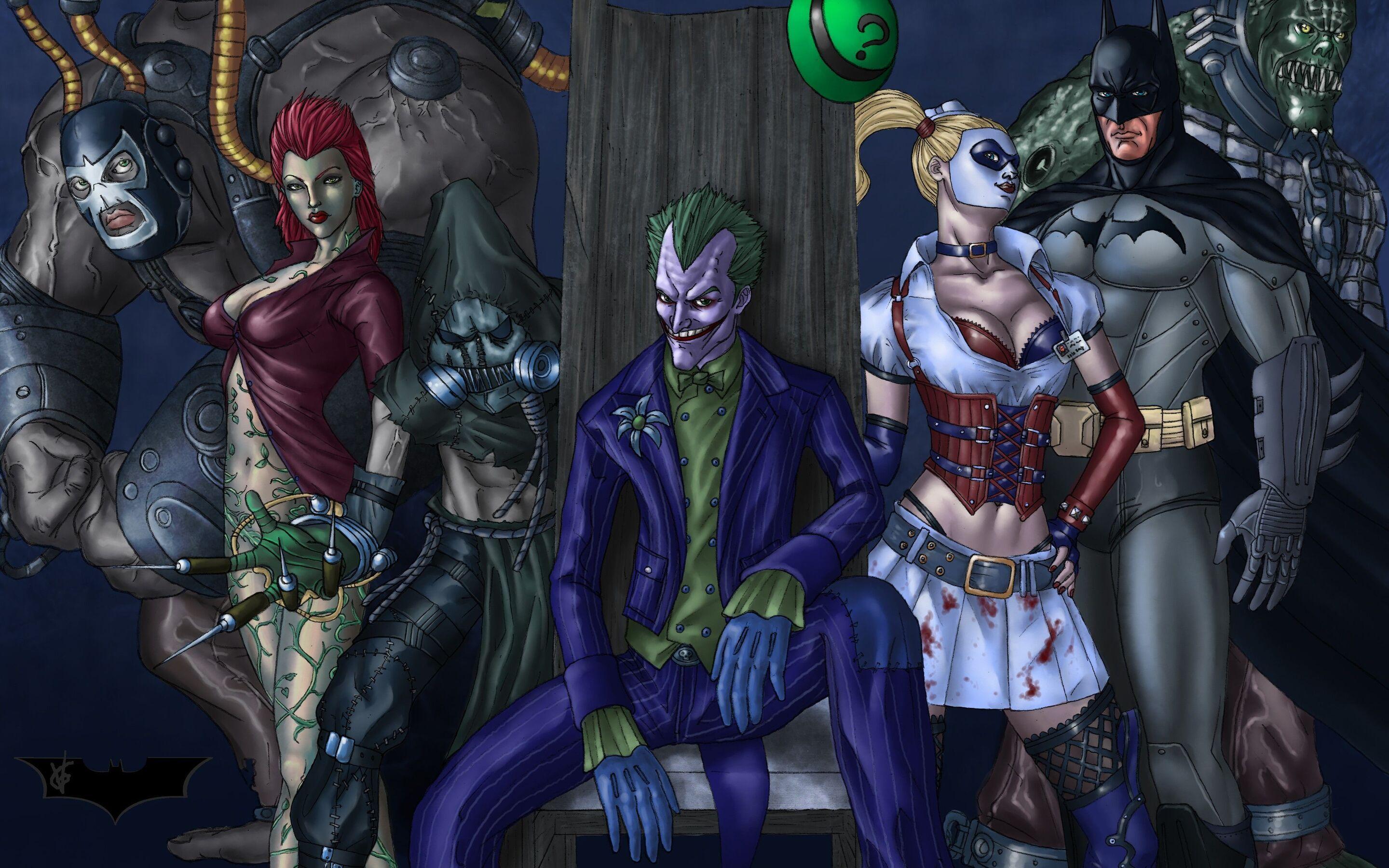 2880x1800 Art Batman Arkham Asylum Macbook Pro Retina HD 4k