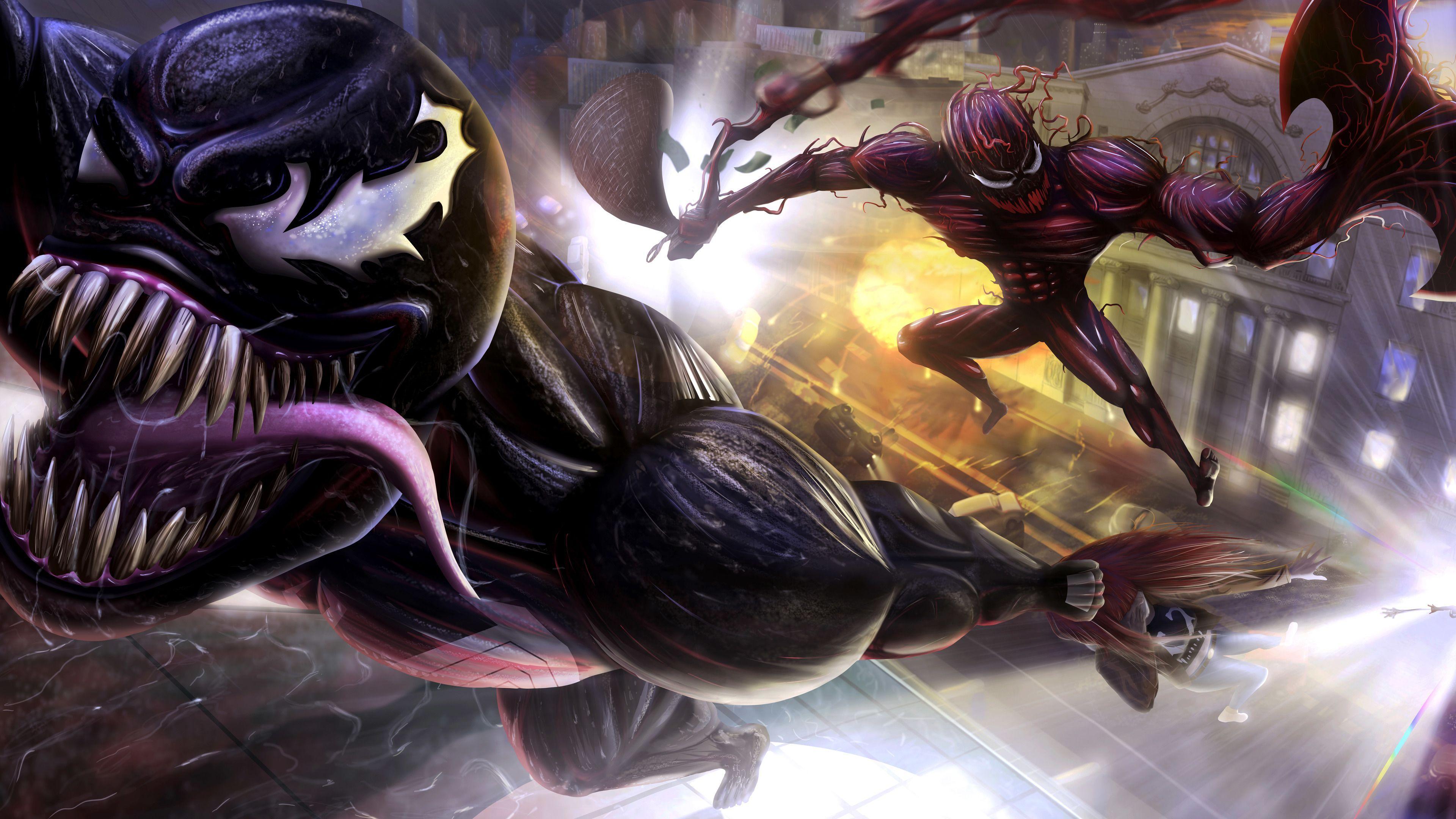 3840x2160 Wallpaper 4k Venom And Carnage 10k 10k Wallpaper, 4k Wallpaper