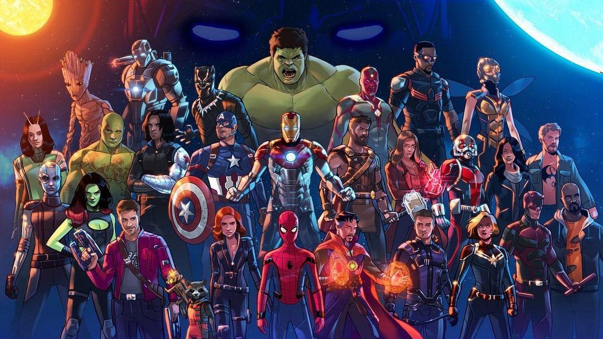1920x1080 Wallpaper Avengers Infinity War Characters Live Wallpaper HD