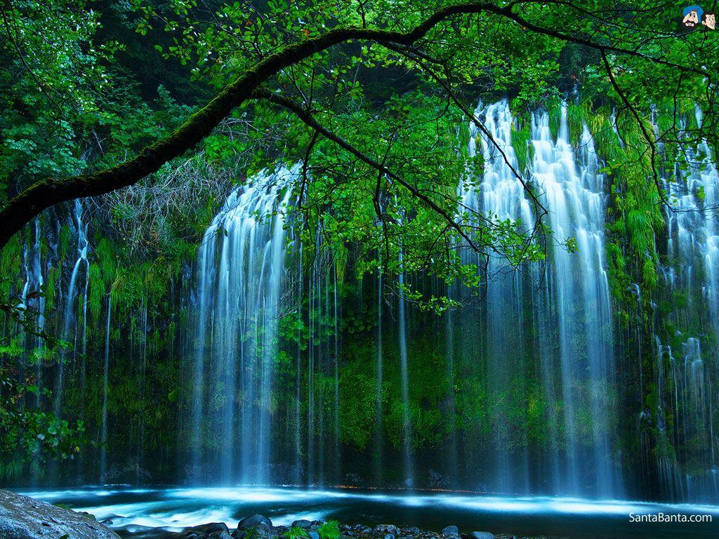 1024x768 Wallpaper of Waterfalls. Gorgeous