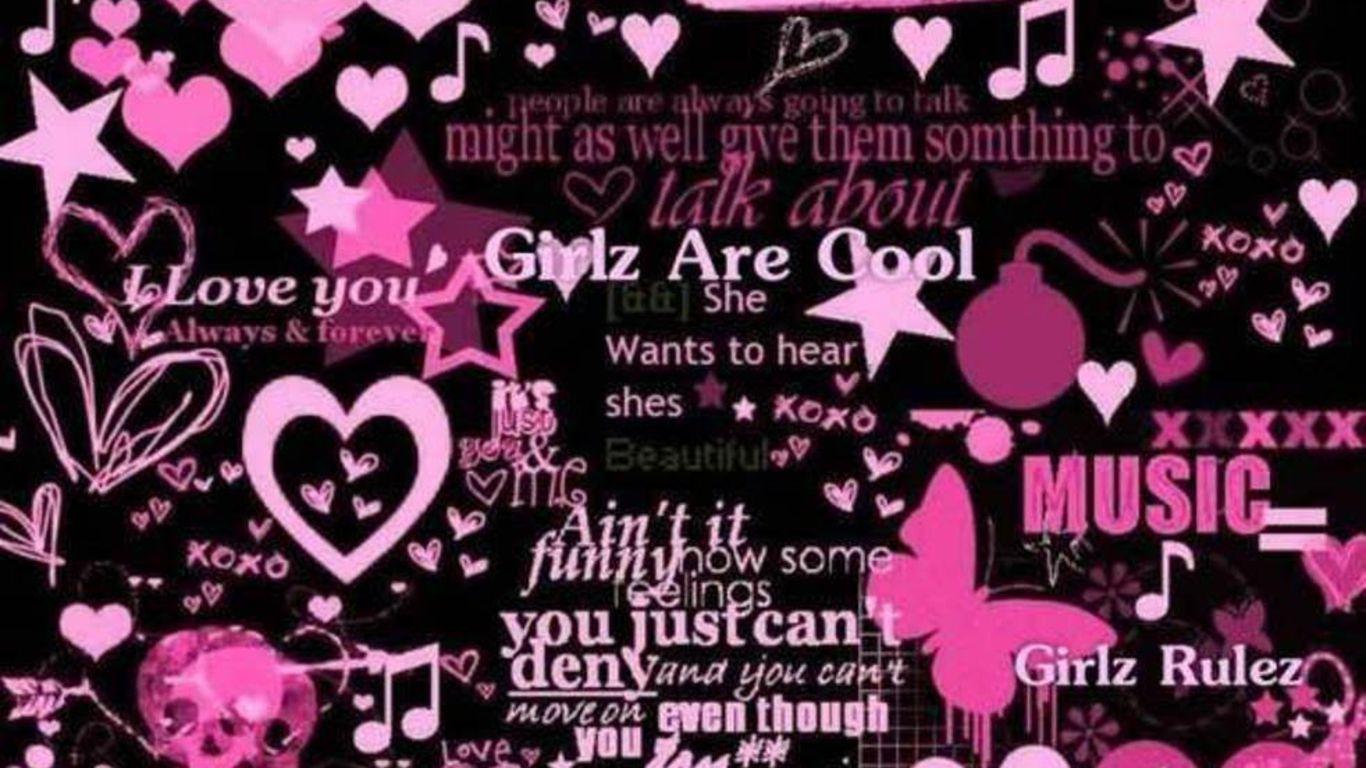 1366x768 girly wallpaper emo
