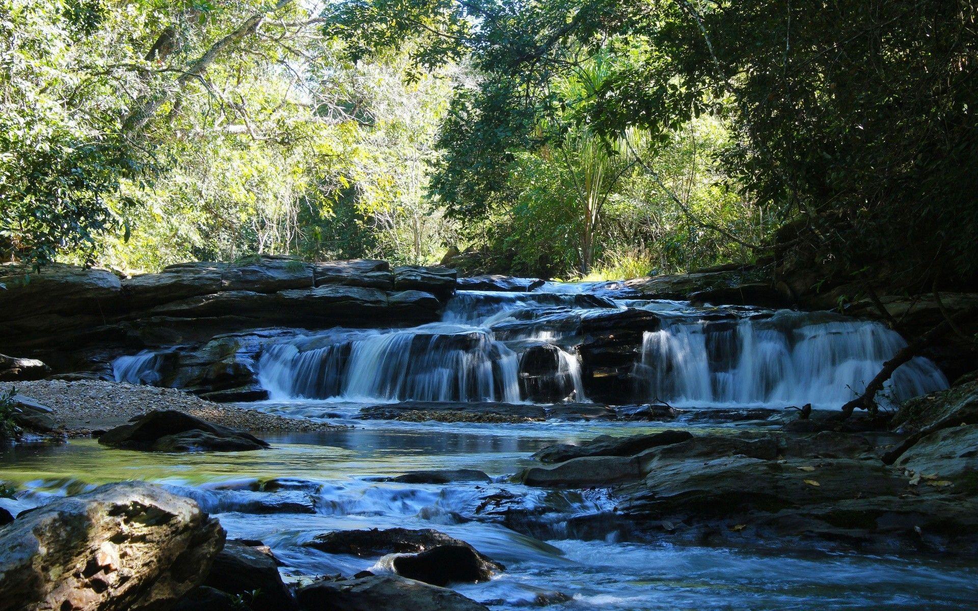 1920x1200 Tropical Waterfalls 2