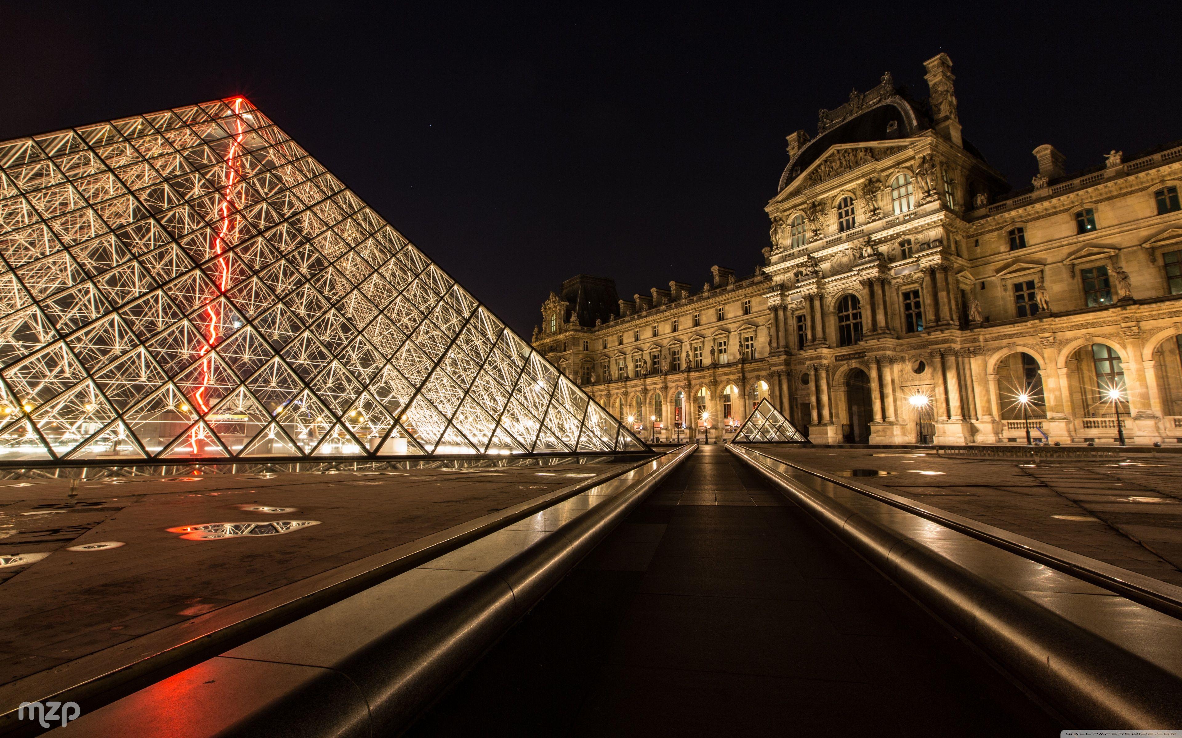 3840x2400 Louvre Wallpaper 4K