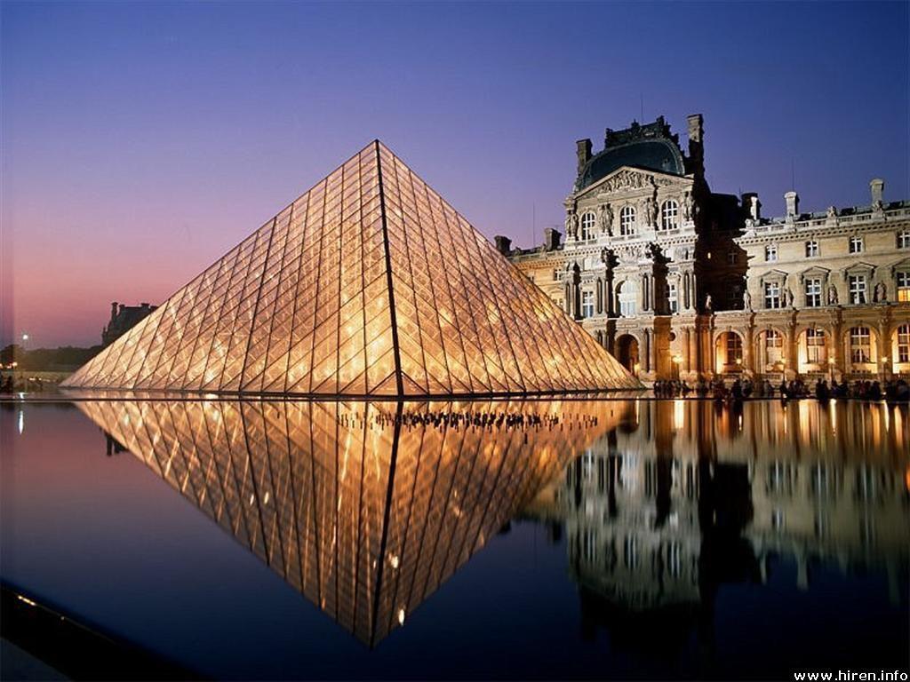 1024x768 Best HD Louvre Museum Wallpaper