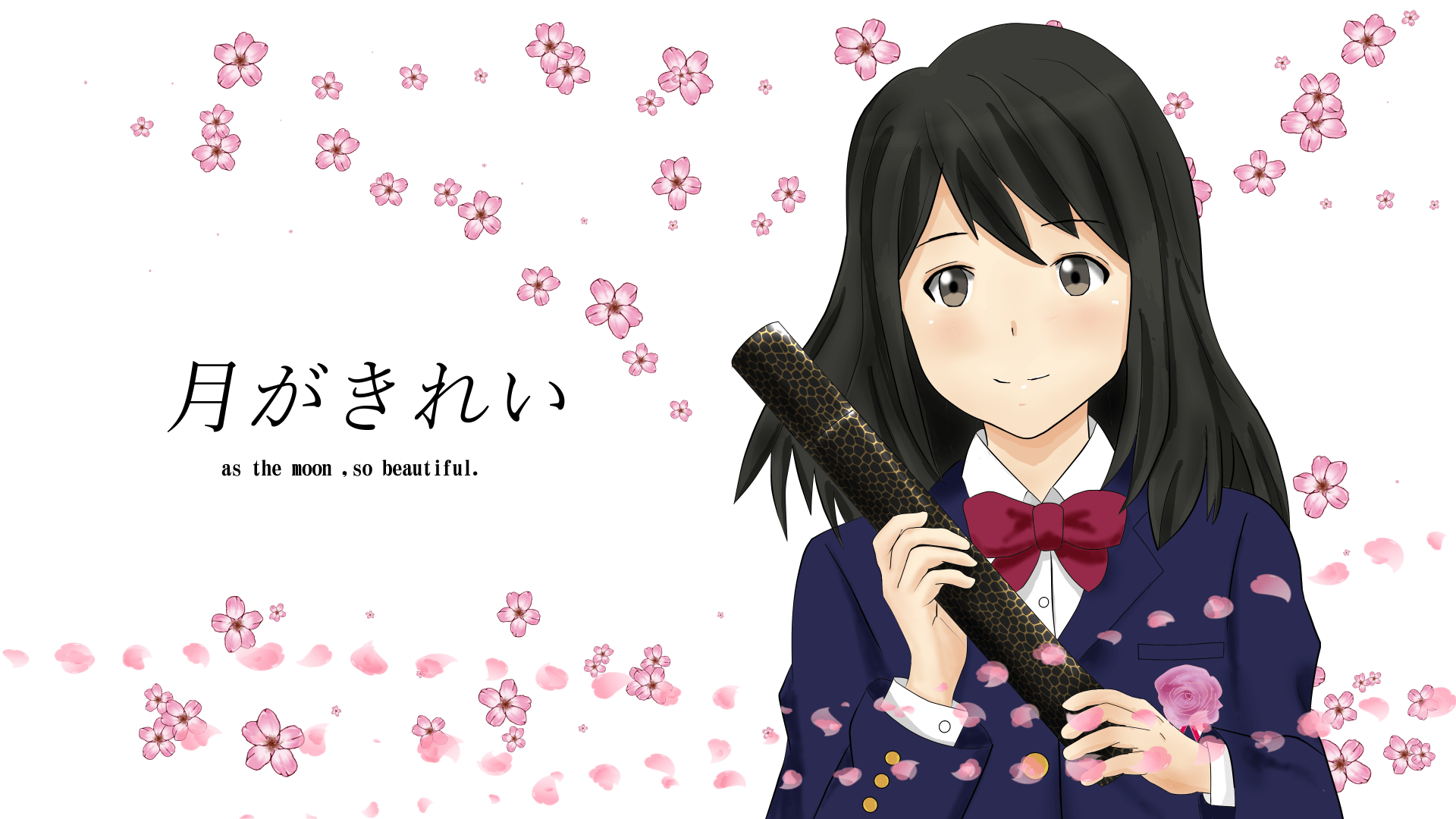 1920x1080 Tsuki ga Kirei Anime Image Board