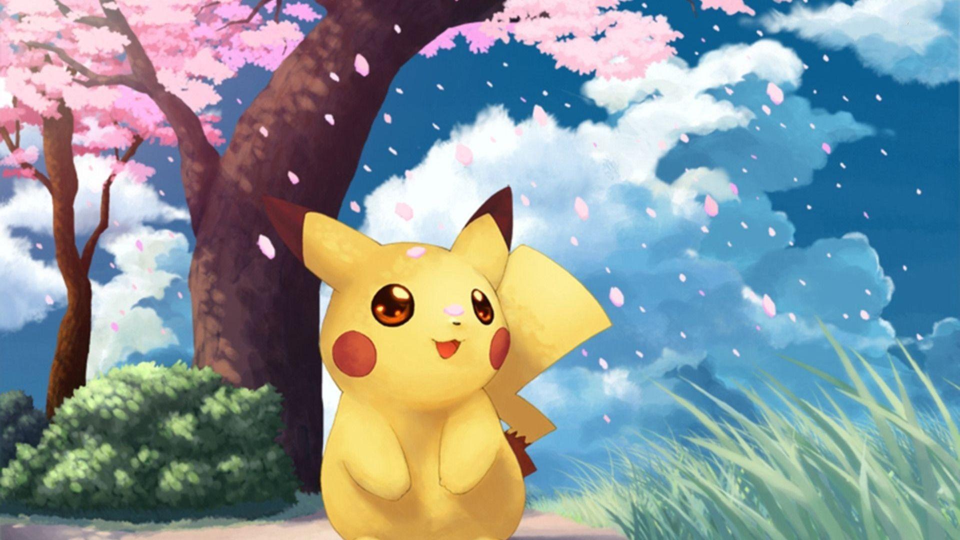 1920x1080 Cute Pokemon Wallpaper Eevee And Pikachu