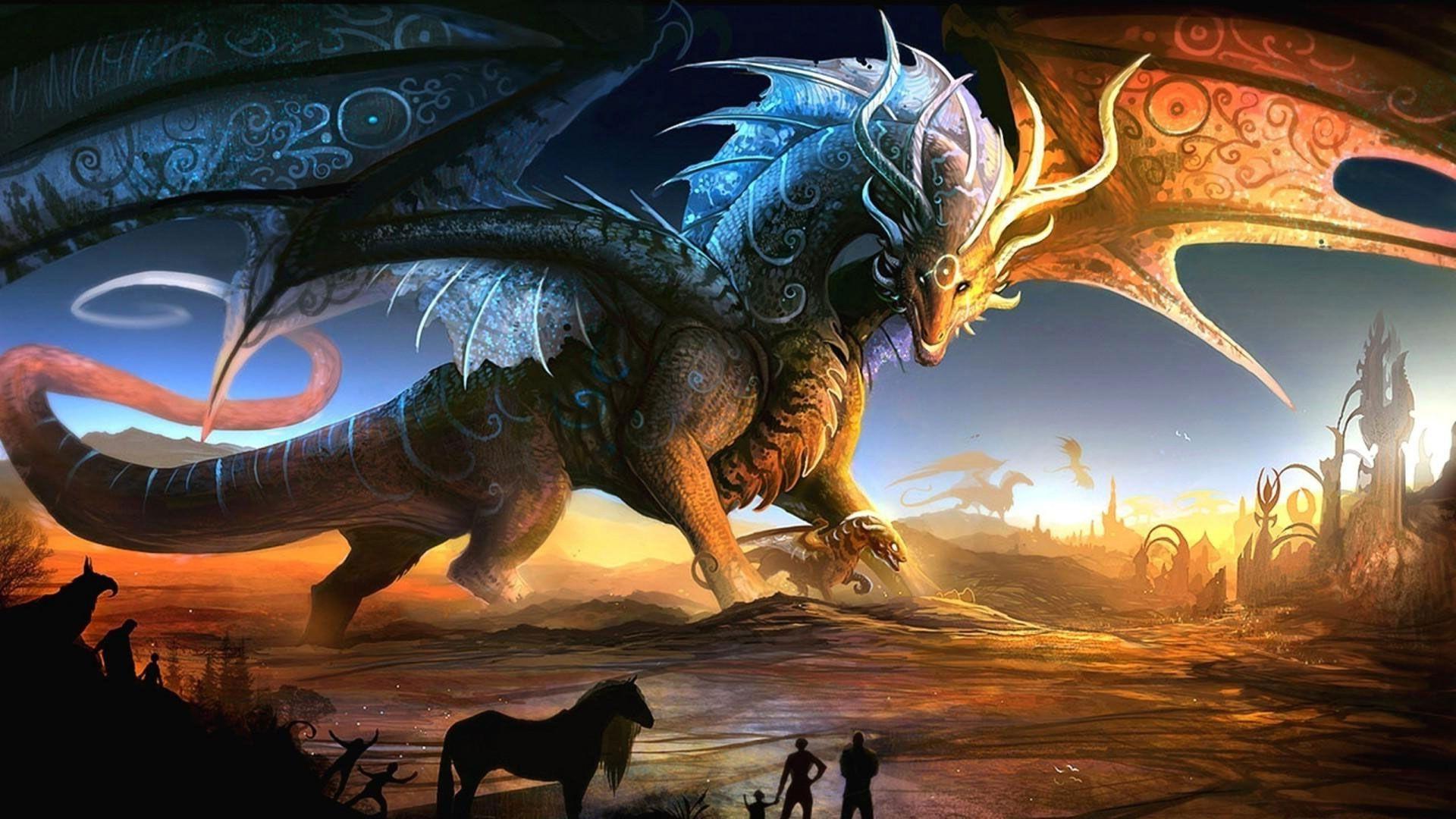 1920x1080 Hình nền rồng tưởng tượng miễn phí tại Phim Monodomo