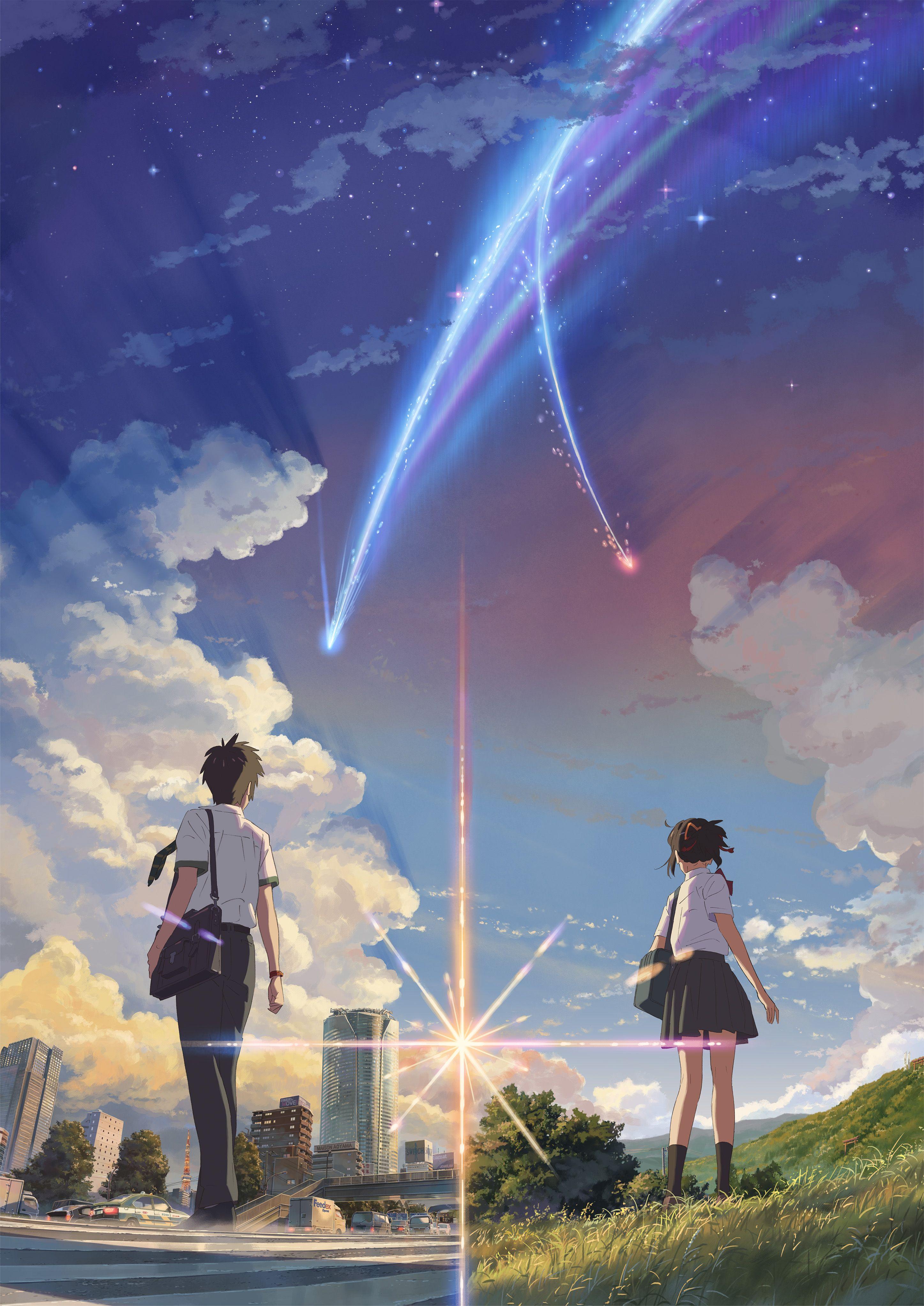 2894x4090 Kimi No Nawa Phone Wallpaper