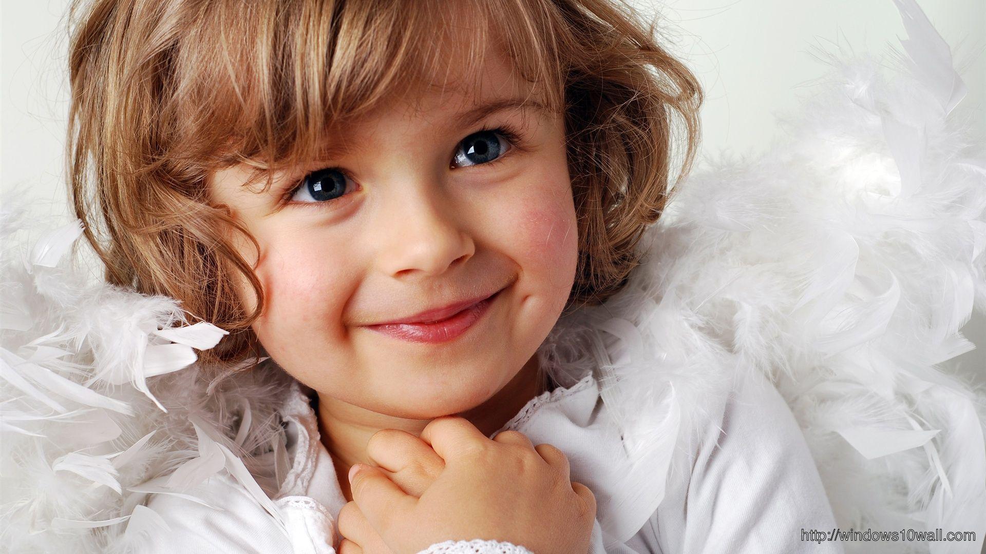 1920x1080 Cute little girl sweet smile Wallpaper